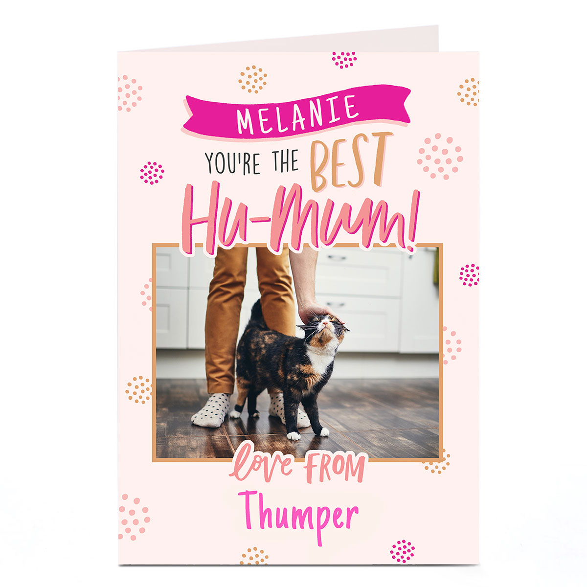 Photo Mother's Day Card - The Best Hu-Mum!