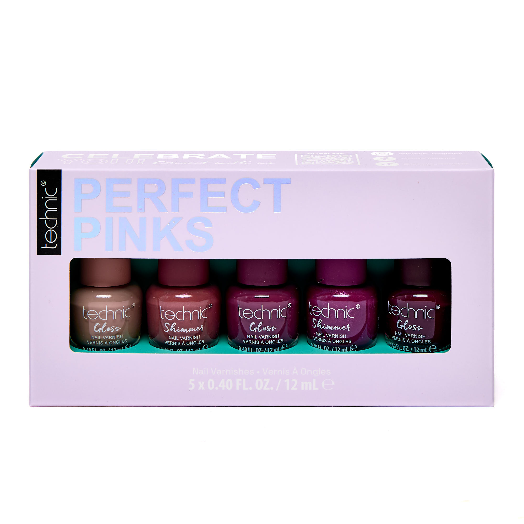 Technic Perfect Pinks Nail Varnish Gift Set