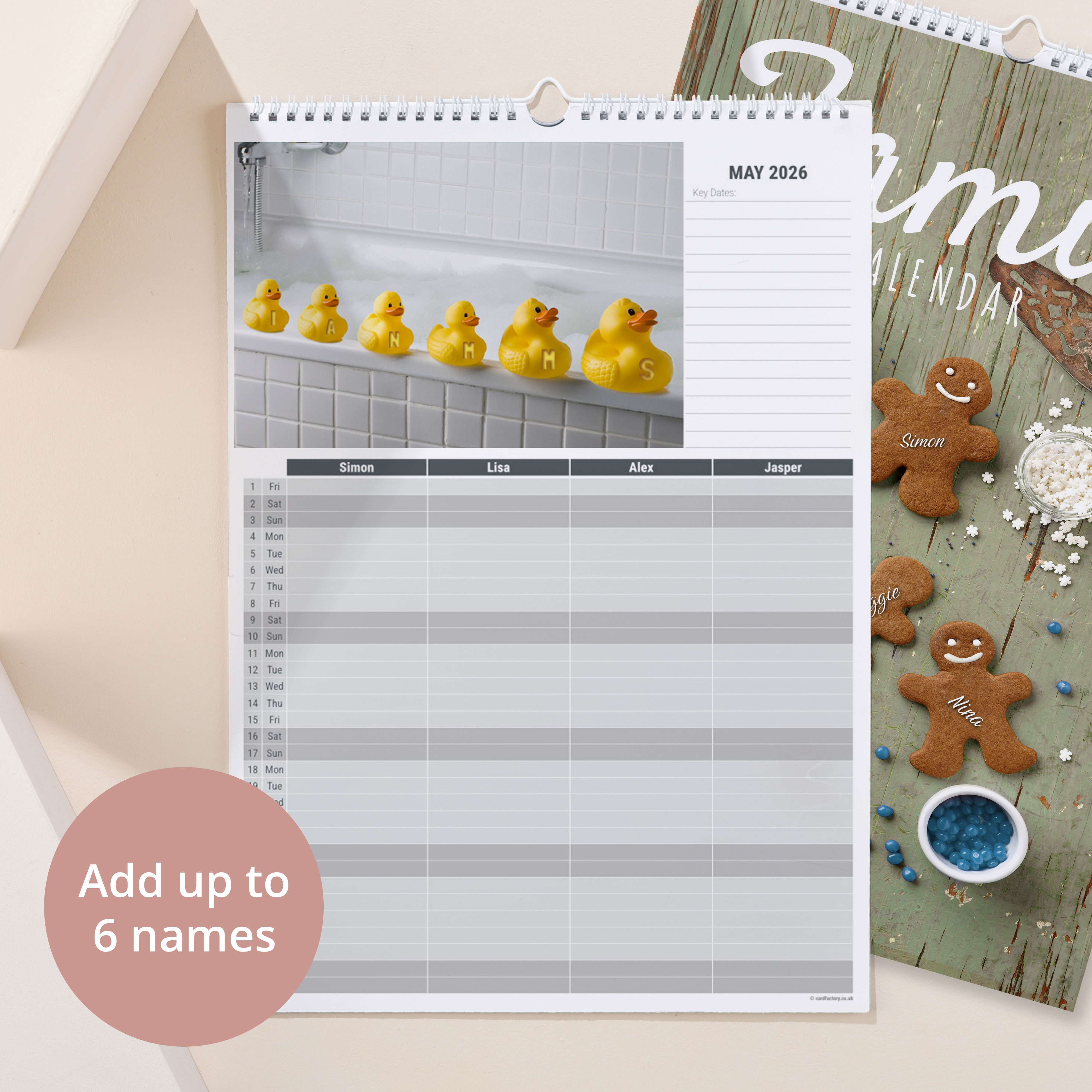 Personalised Our Family Calendar Planner - 11th Edition