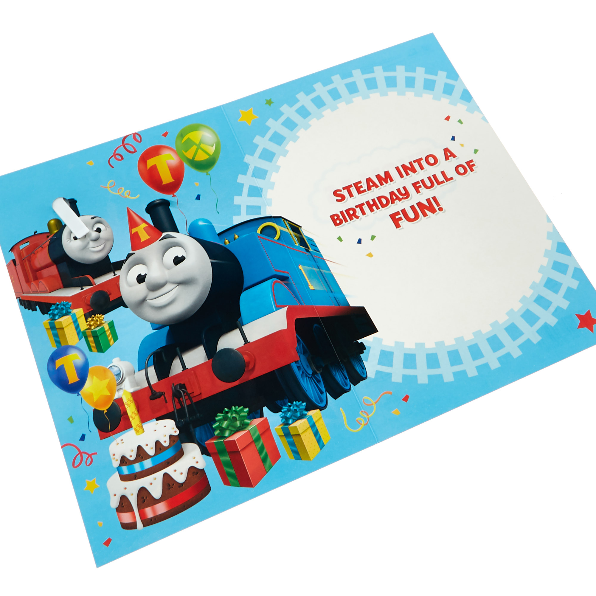 Thomas & Friends Birthday Card With Badge