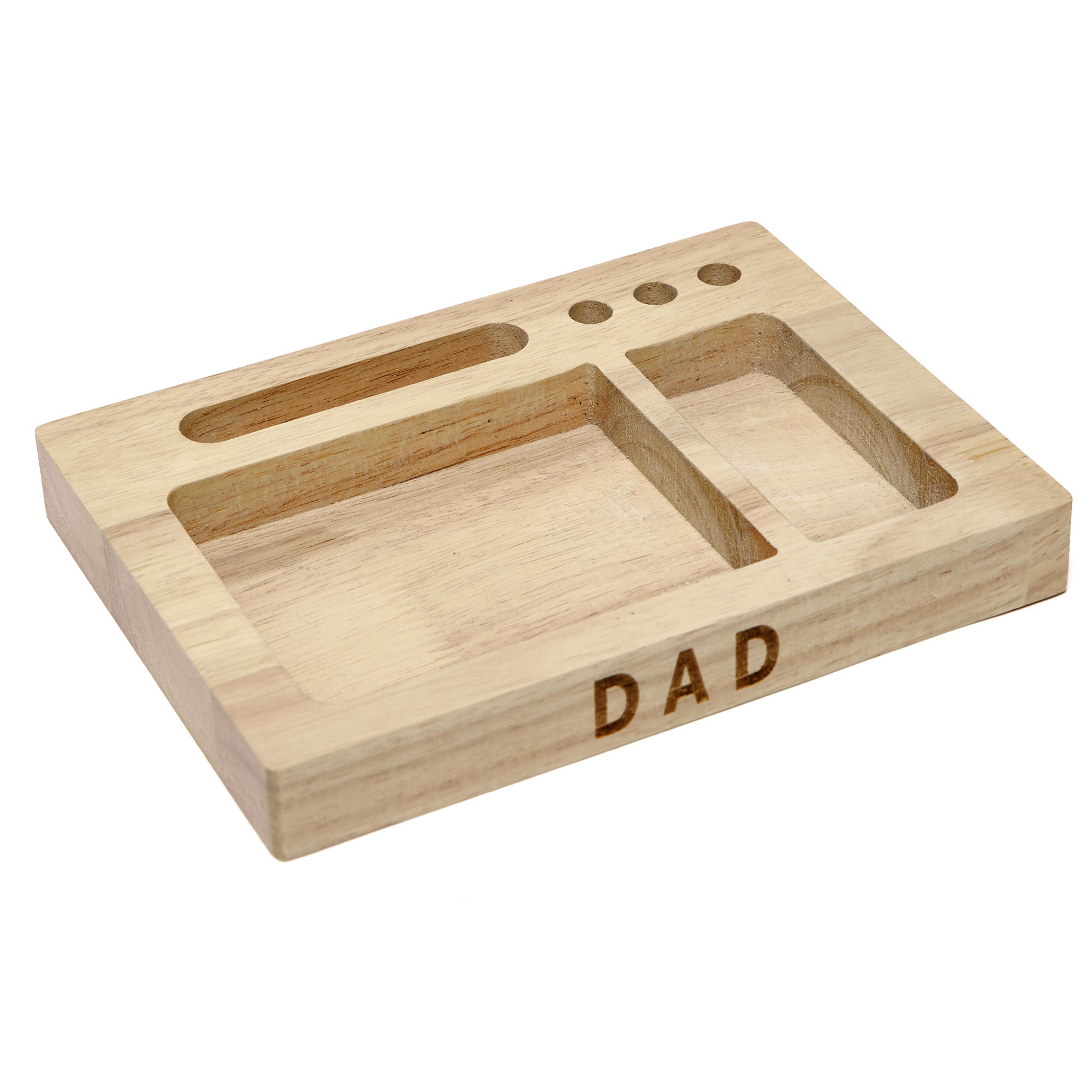 Dad Wooden Accessory Stand 