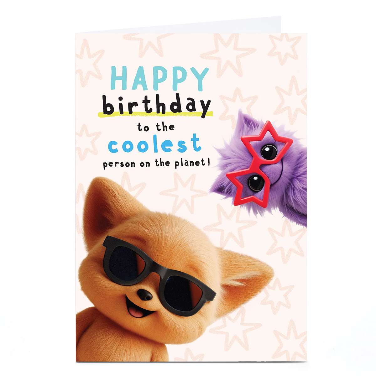 Wimzee Birthday Card - Coolest Person on The Planet