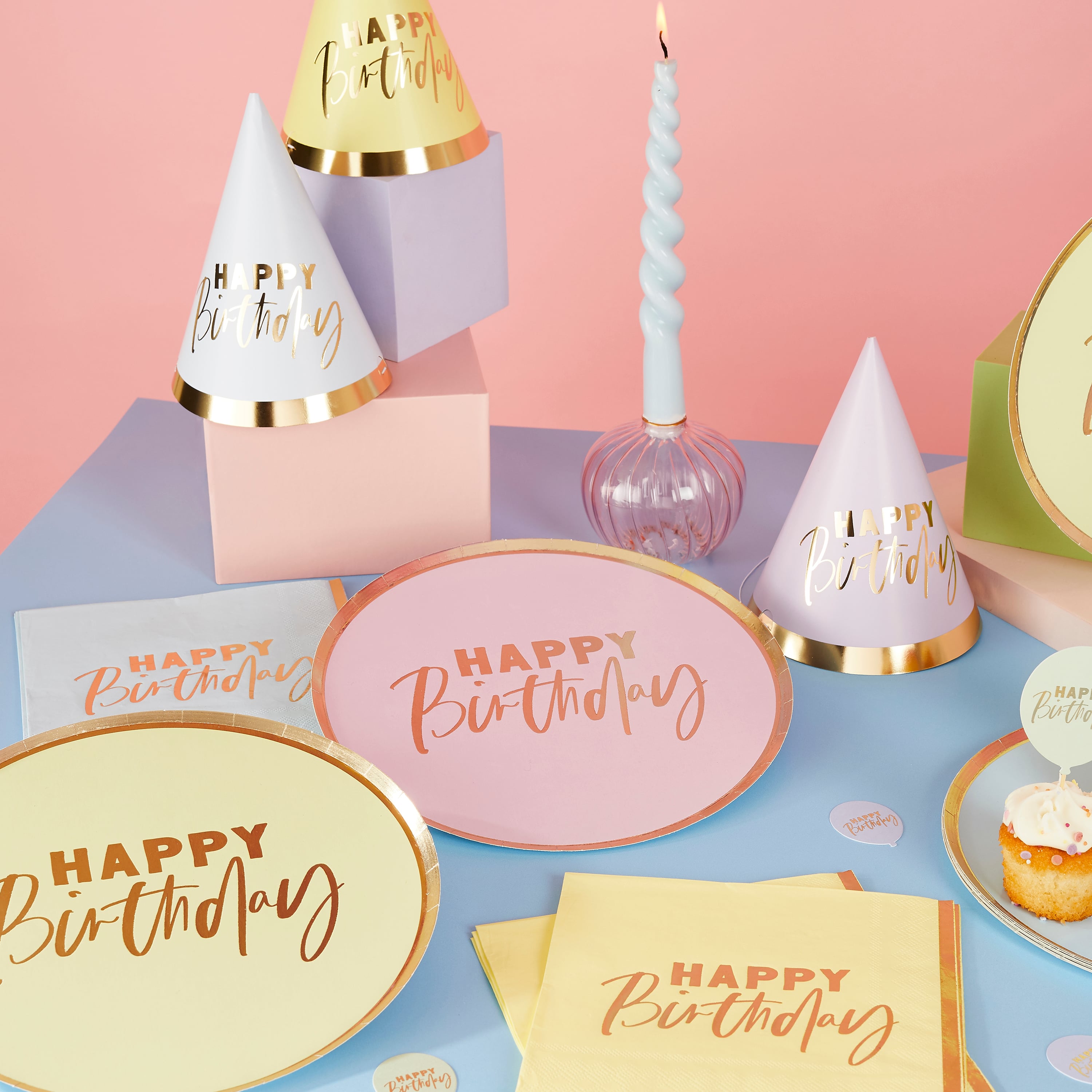 Pastel Happy Birthday Party Range 
