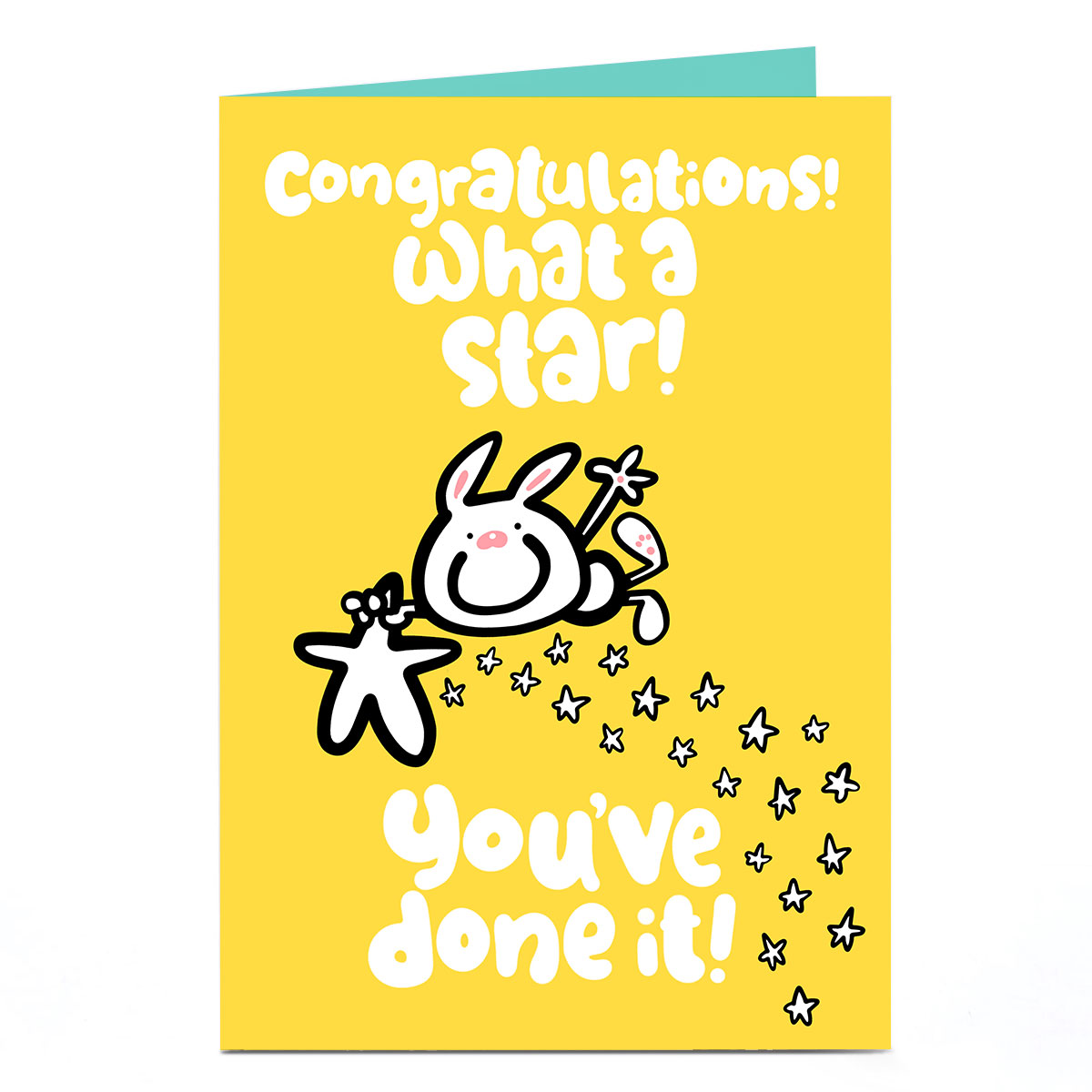 Personalised Fruitloops Congratulations Card - What a Star