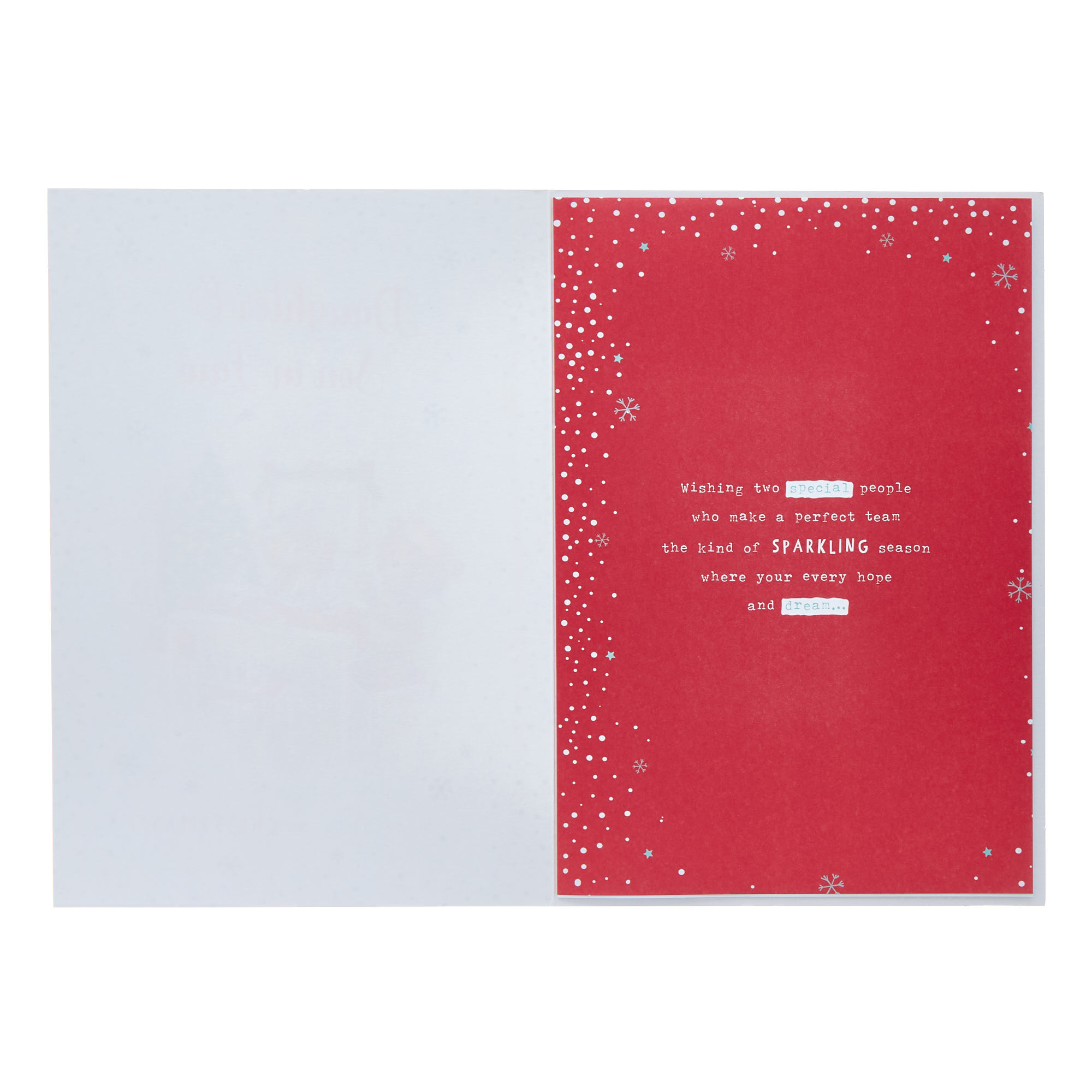 Daughter & Son In Law Lovely Bears Christmas Card
