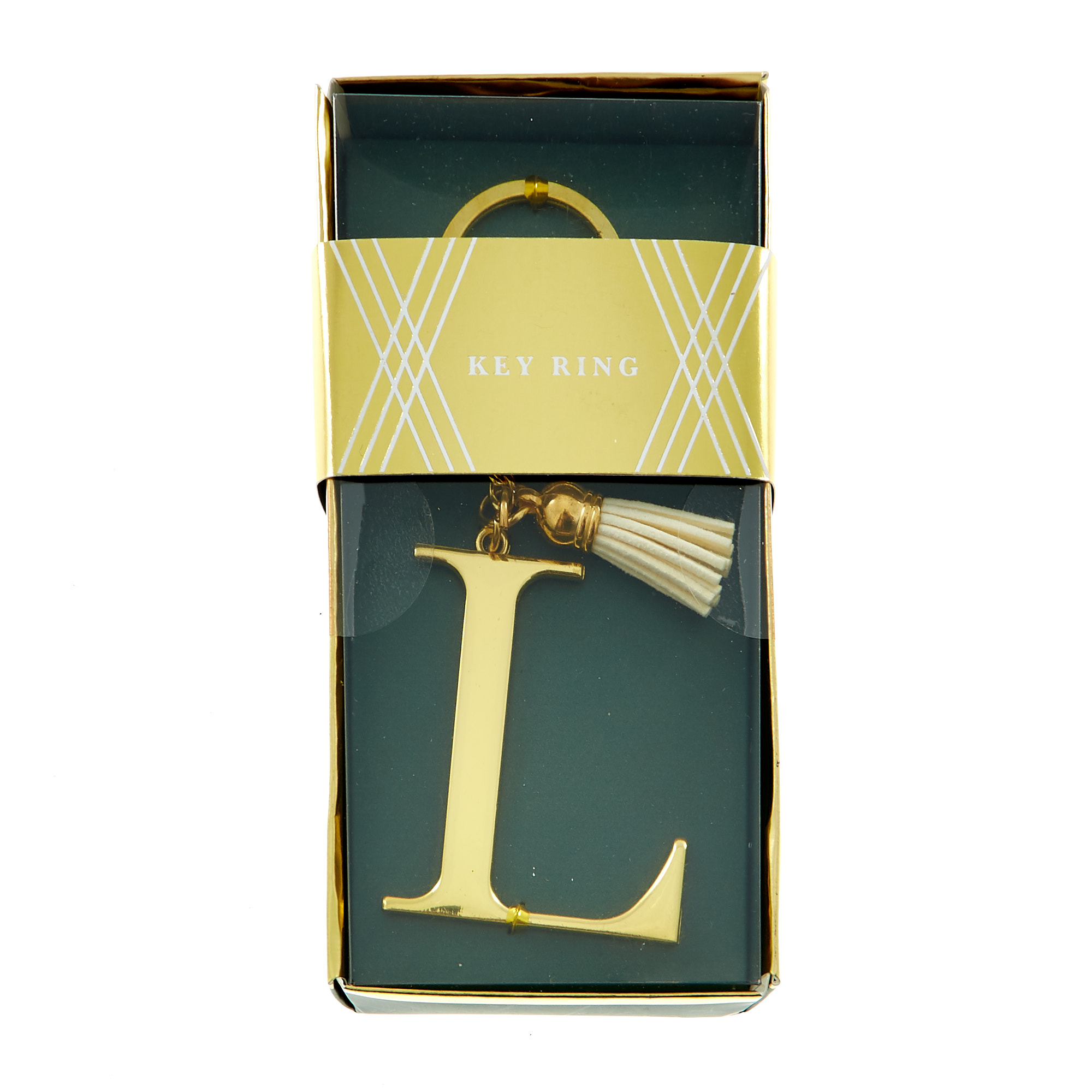 Letter L Key Ring