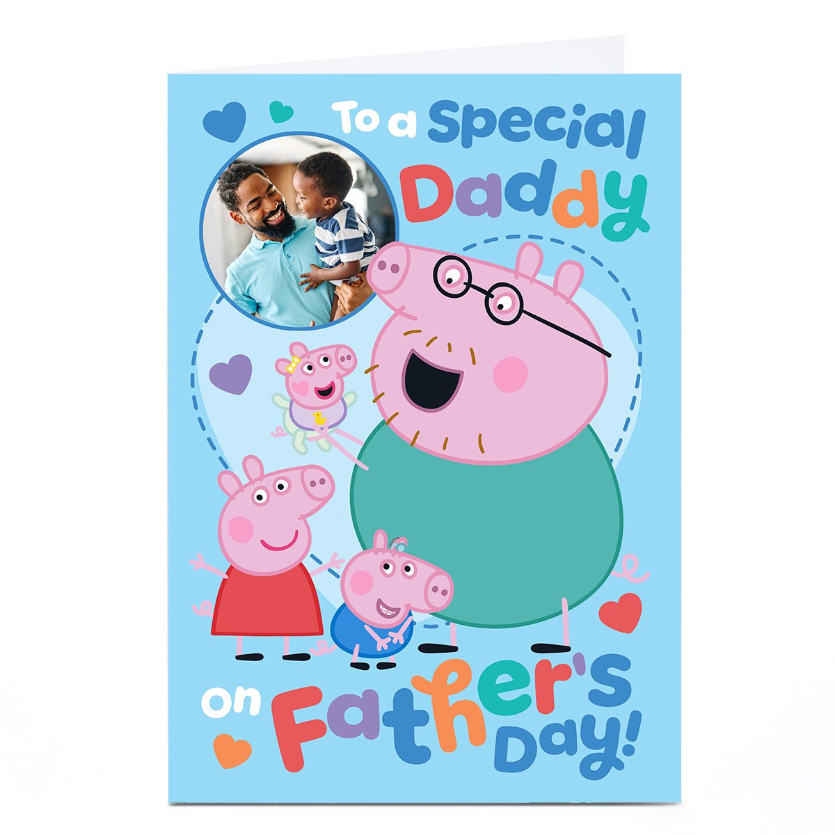 Photo Peppa Pig Father's Day Card - Special Daddy Pig