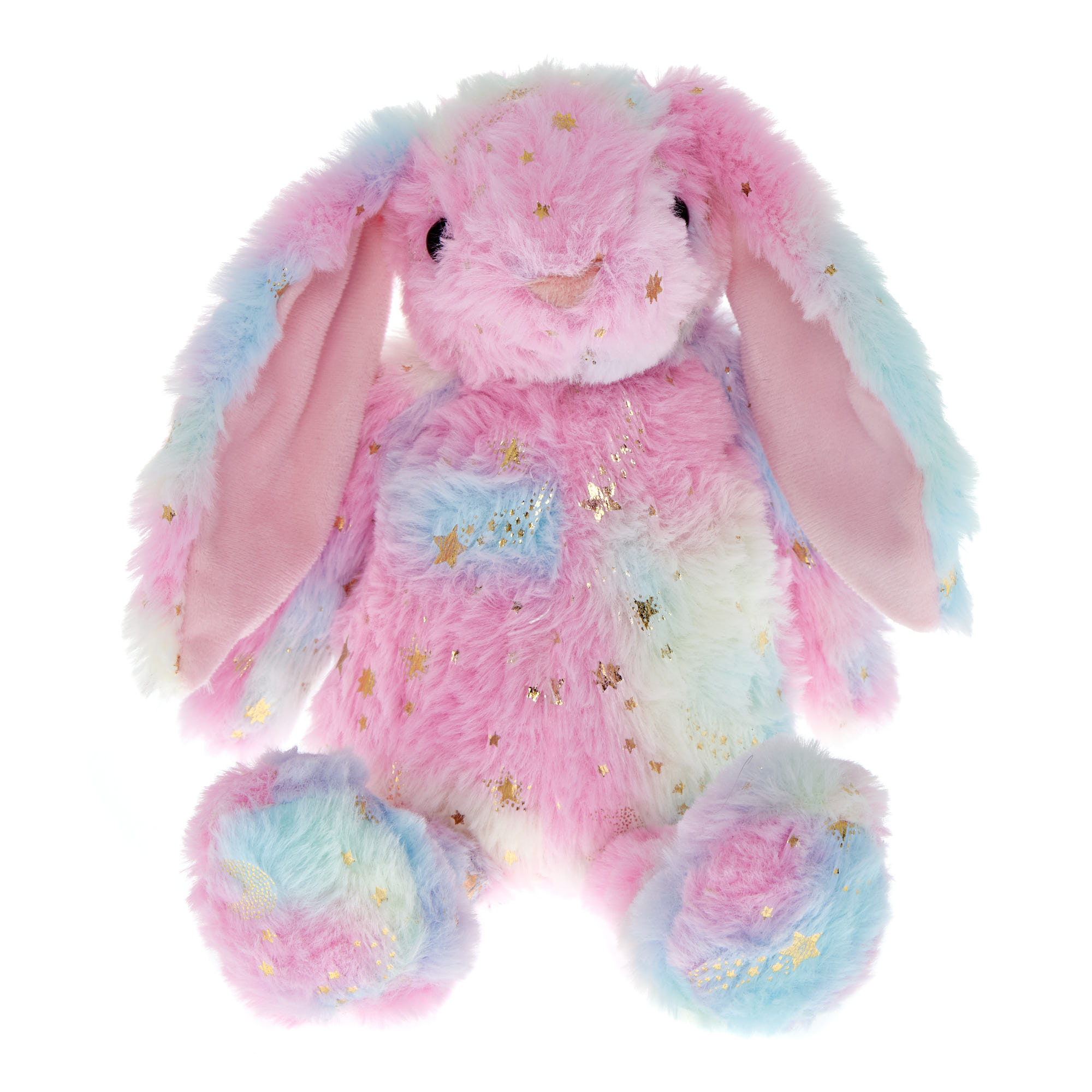 Small Rainbow Sparkle Bunny Soft Toy