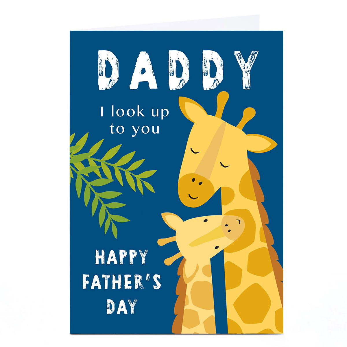 Personalised Klara Hawkins Father's Day Card - Daddy, Look Up To You