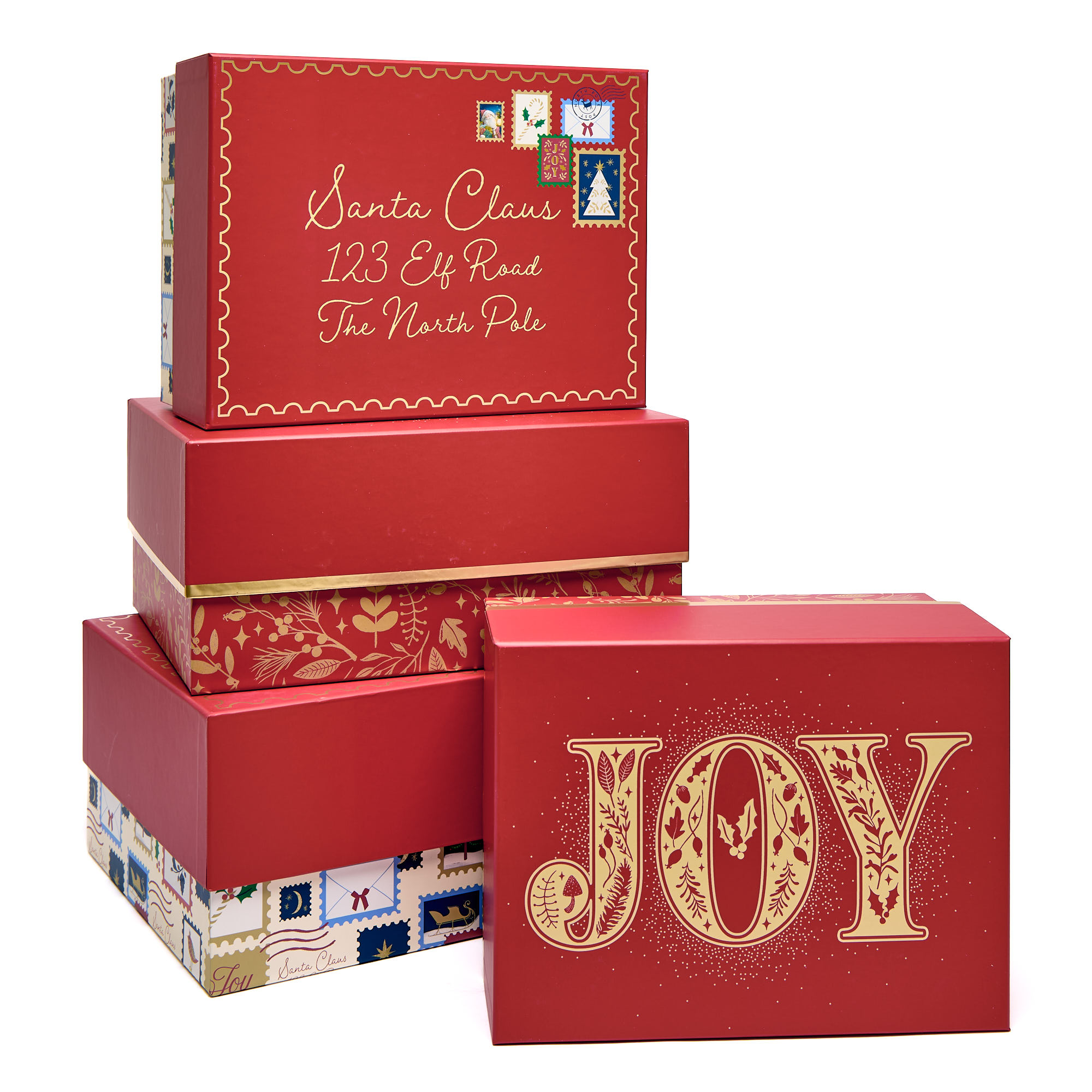 Letter to Santa Christmas Gift Boxes - Set of 3