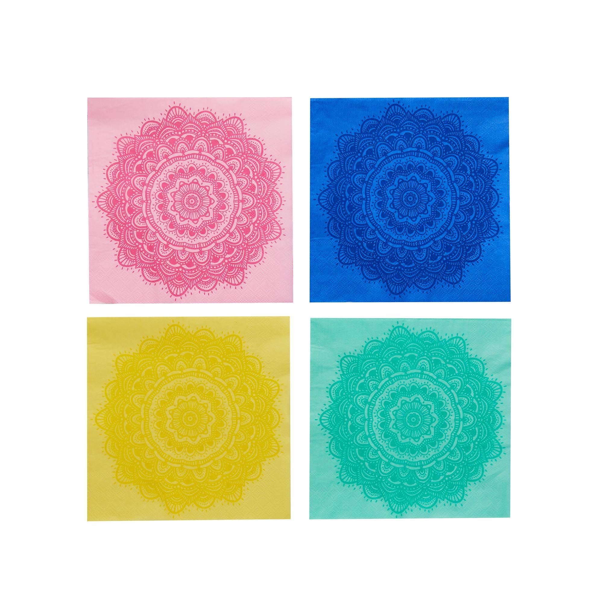 Mandala Paper Napkins -Pack of 16