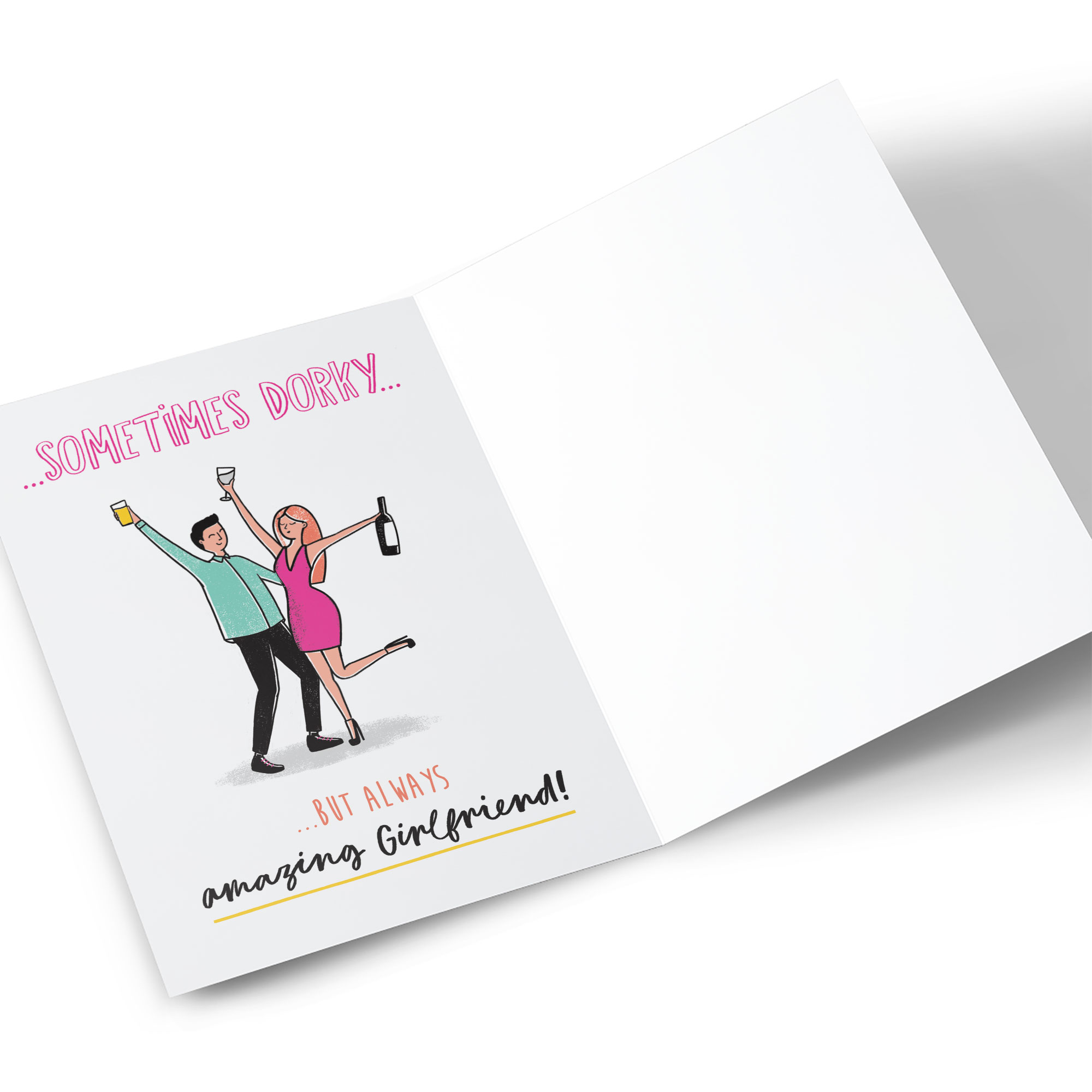 Personalised Birthday Card - Sofa Cuddles Always Amazing, Girlfriend