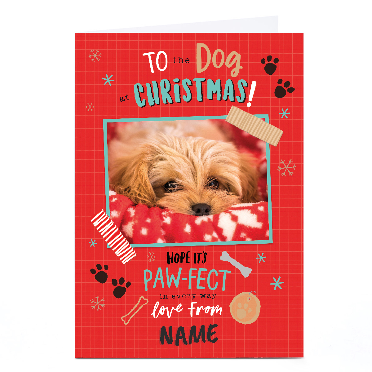 Photo Christmas Card - To the Dog at Christmas