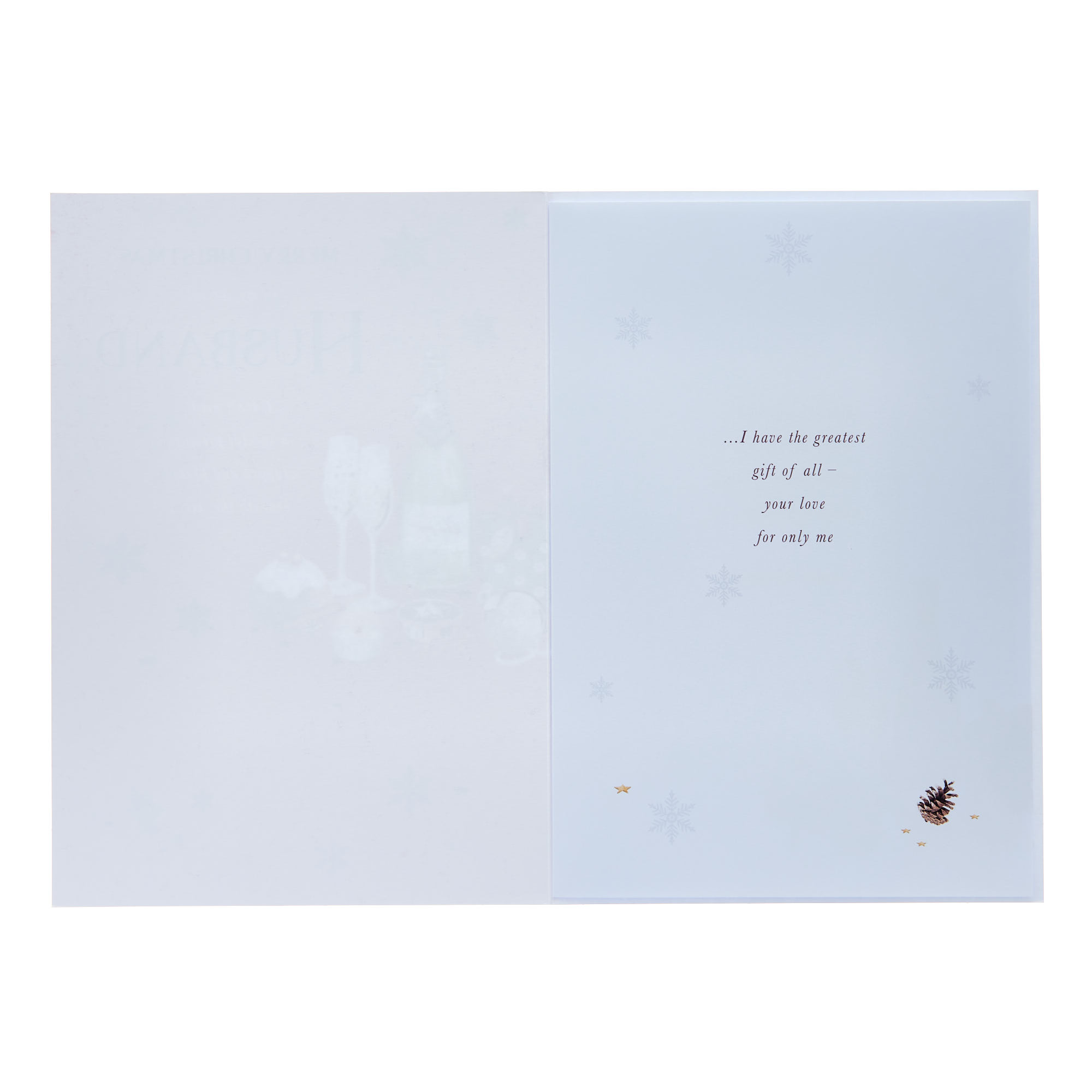 Husband Festive Feast Christmas Card