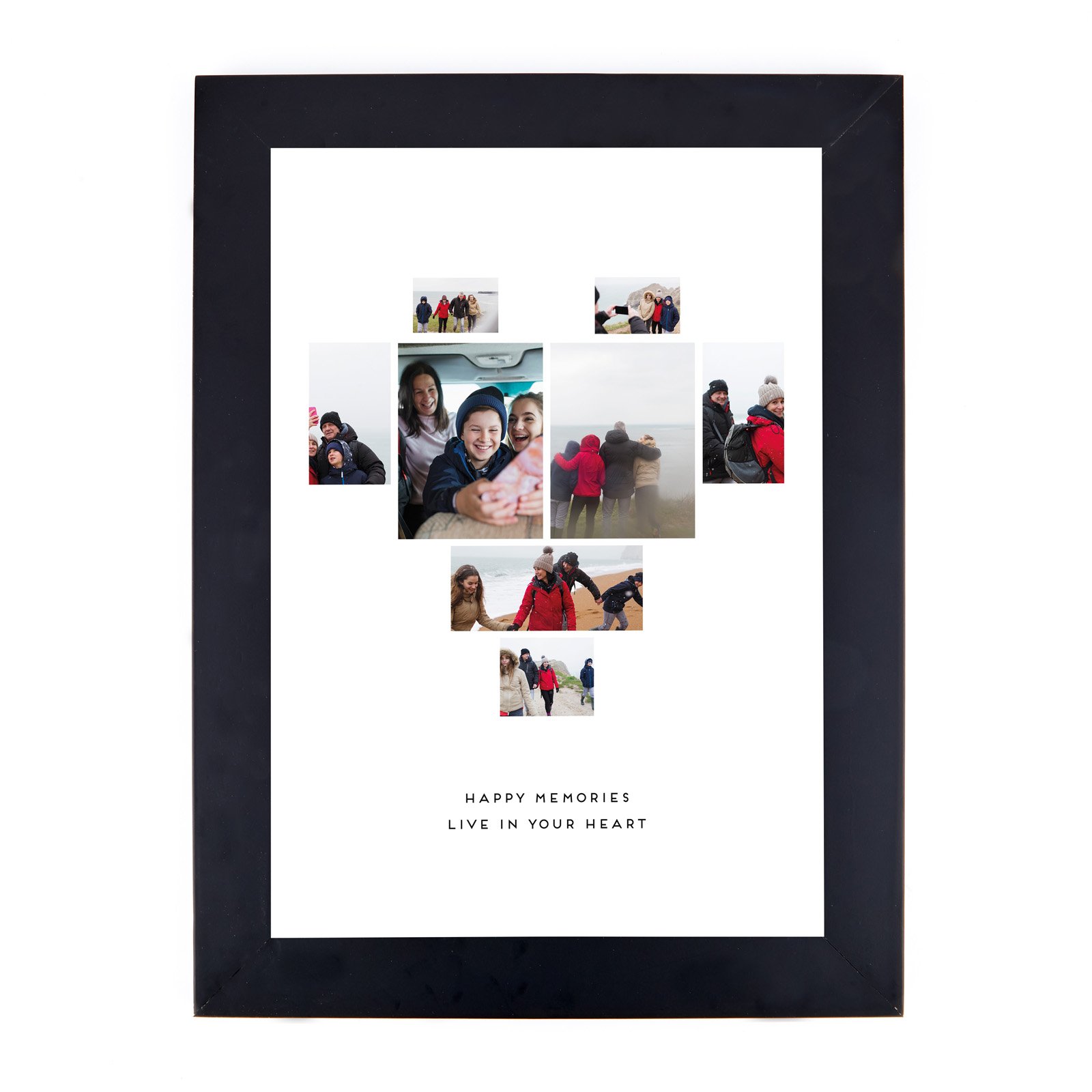 Personalised Photo Print - Happy Memories Live In Your Heart