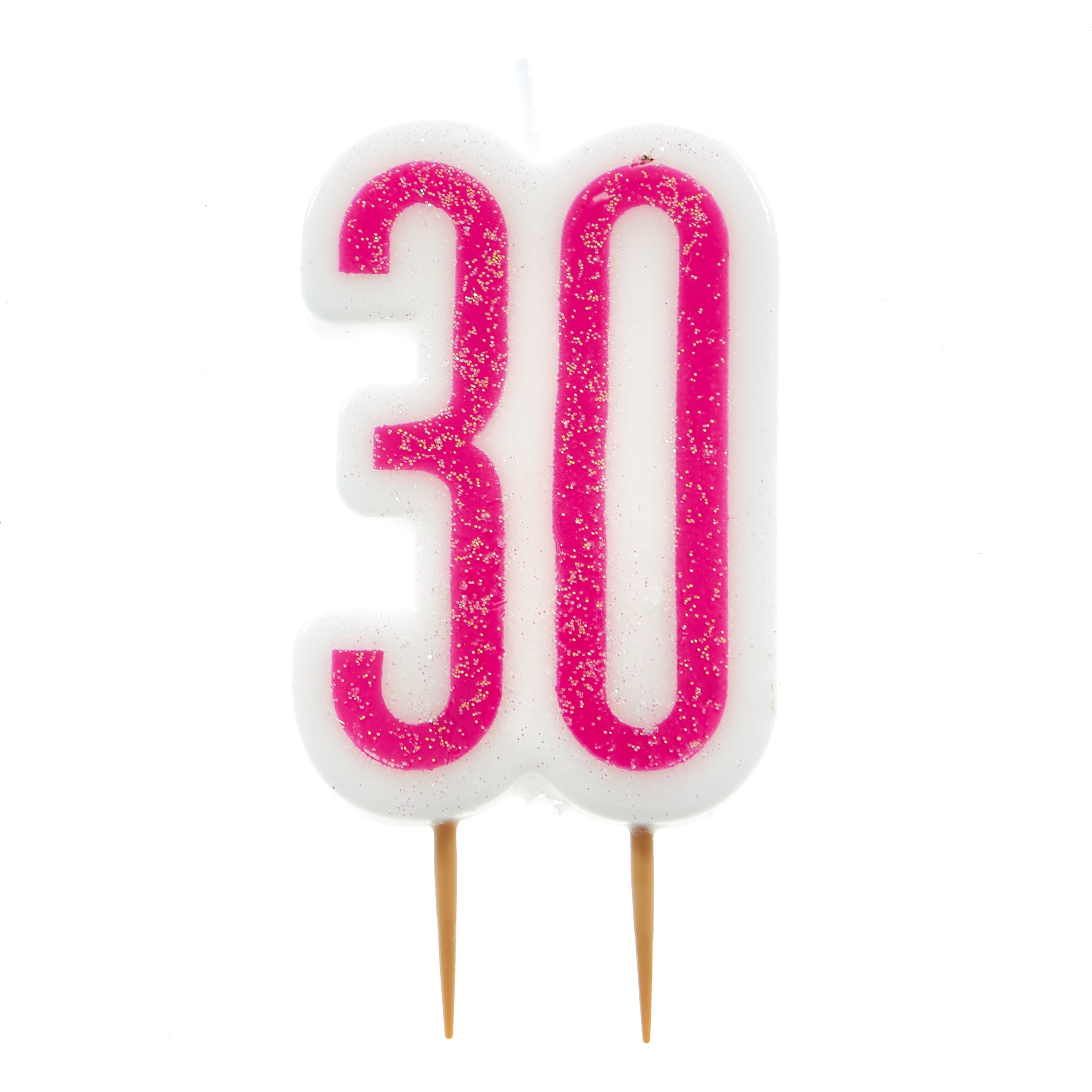 Pink 30th Birthday Party Accessories - 6 Pieces 