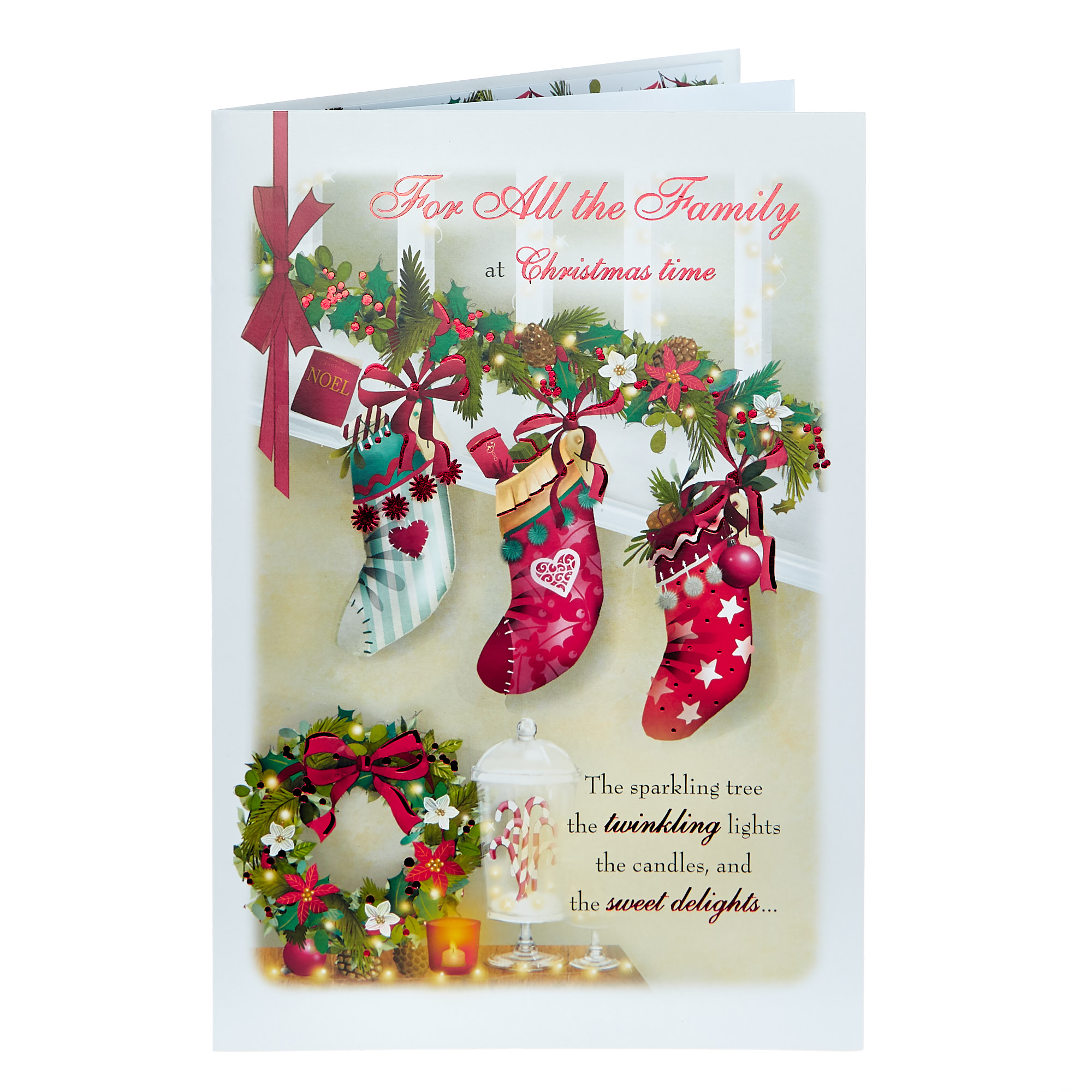 Christmas Card - For All The Family, Stockings