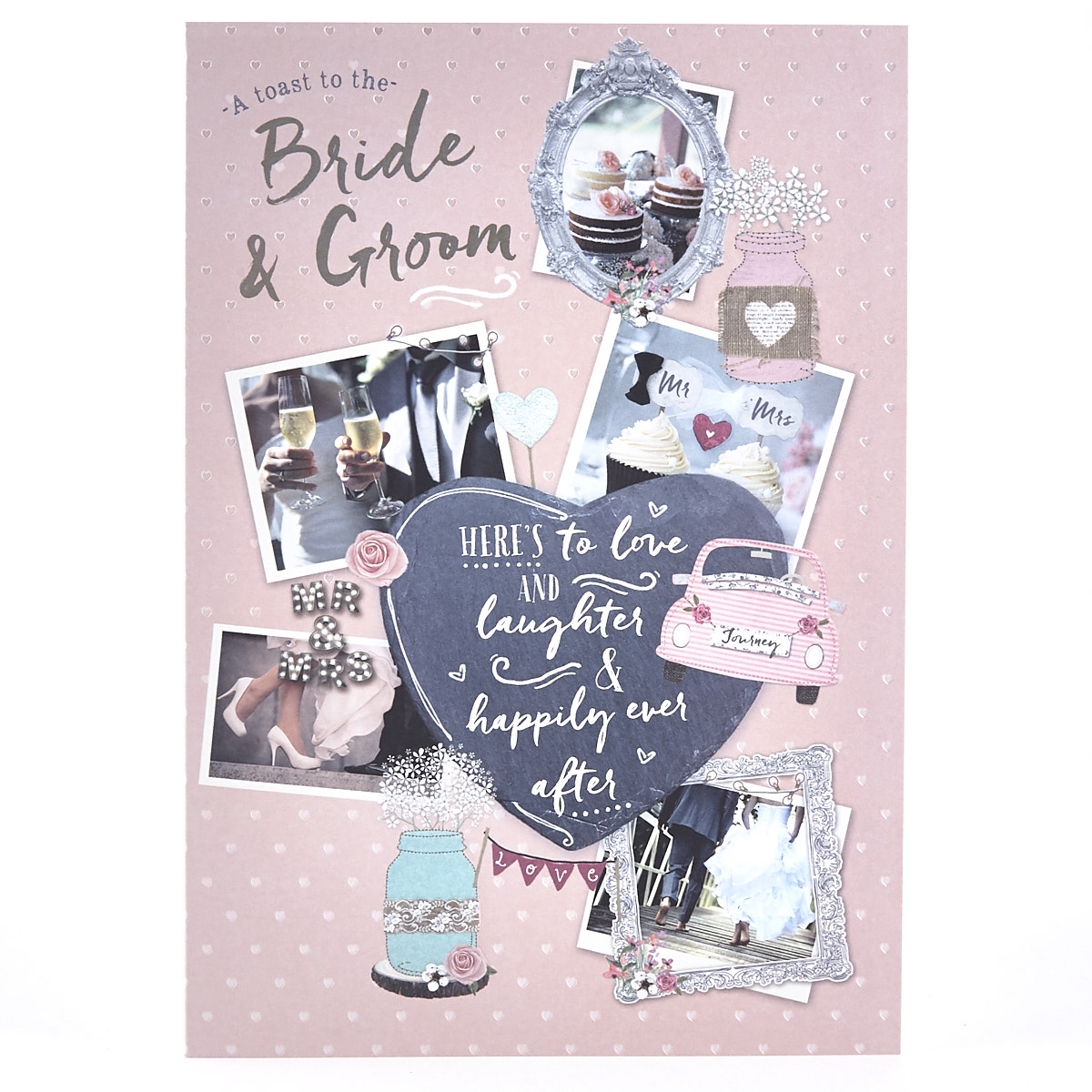 Wedding Card - Toast To The Bride & Groom