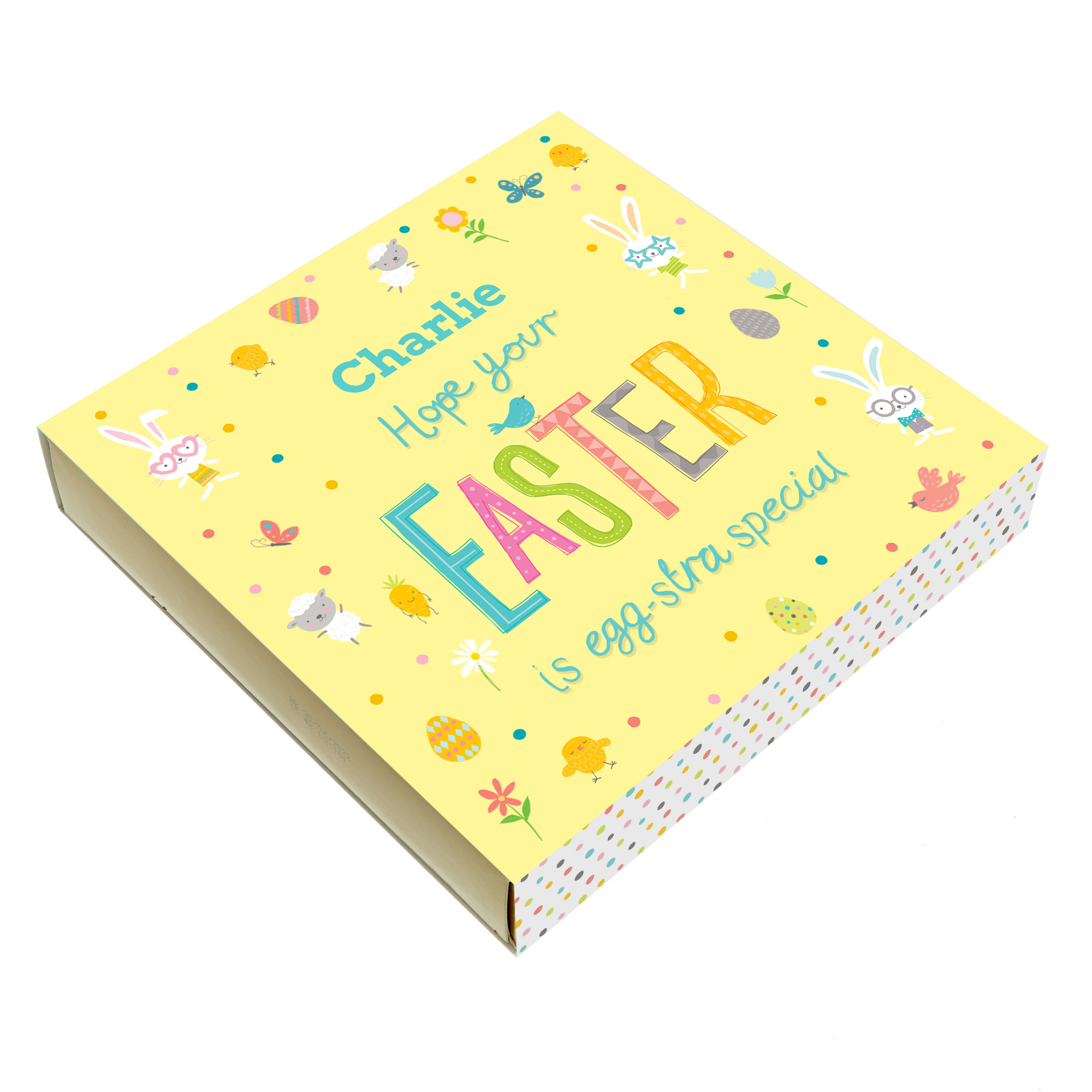 Personalised Easter Belgian Chocolates - Egg-stra Special