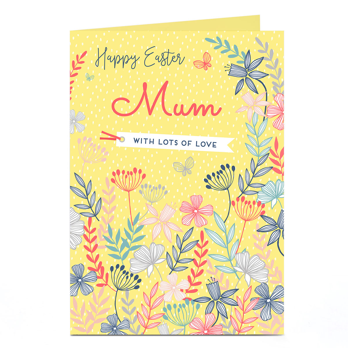 Personalised Easter Card - With Lots Of Love