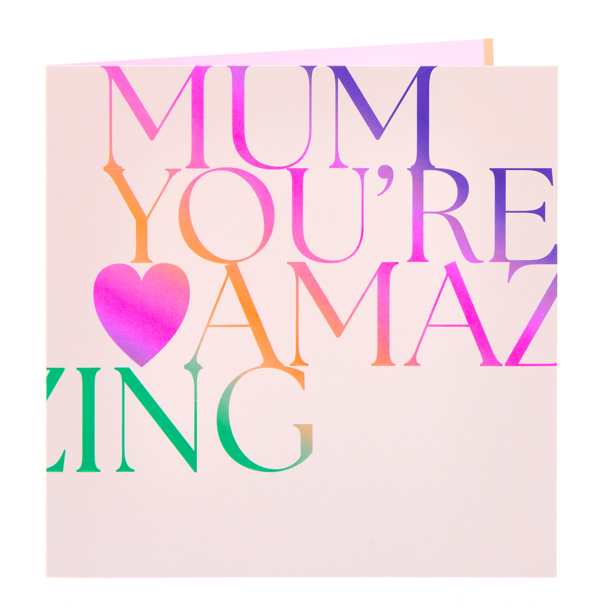 MUM YOU'RE AMAZING Studio 41 Mother's Day Card