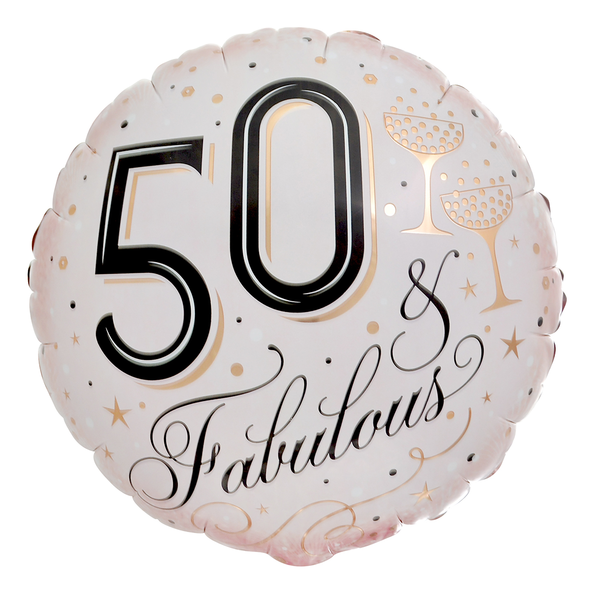 Fabulous 50th Birthday 18-Inch Foil Helium Balloon