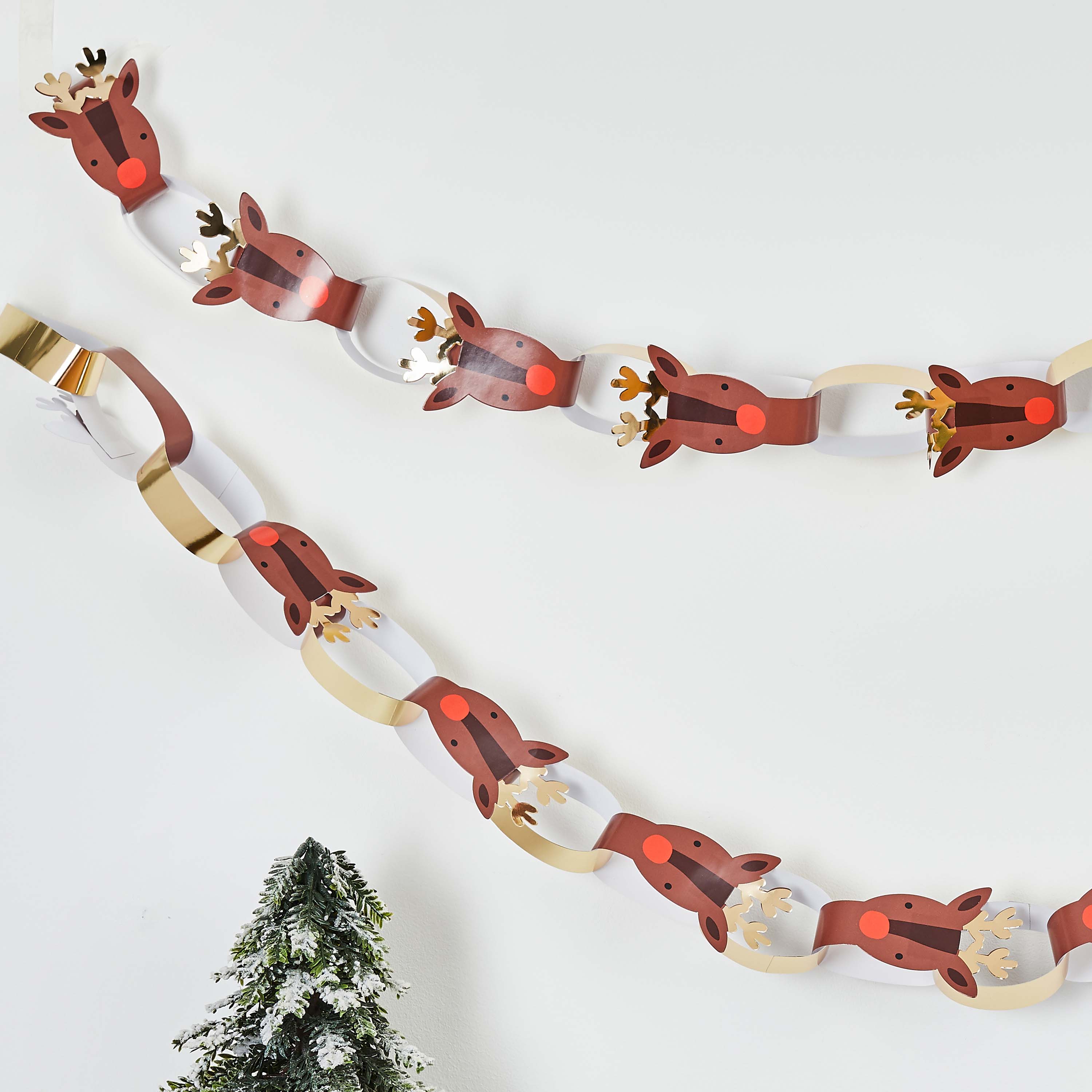 Reindeer Paper Chain Kit