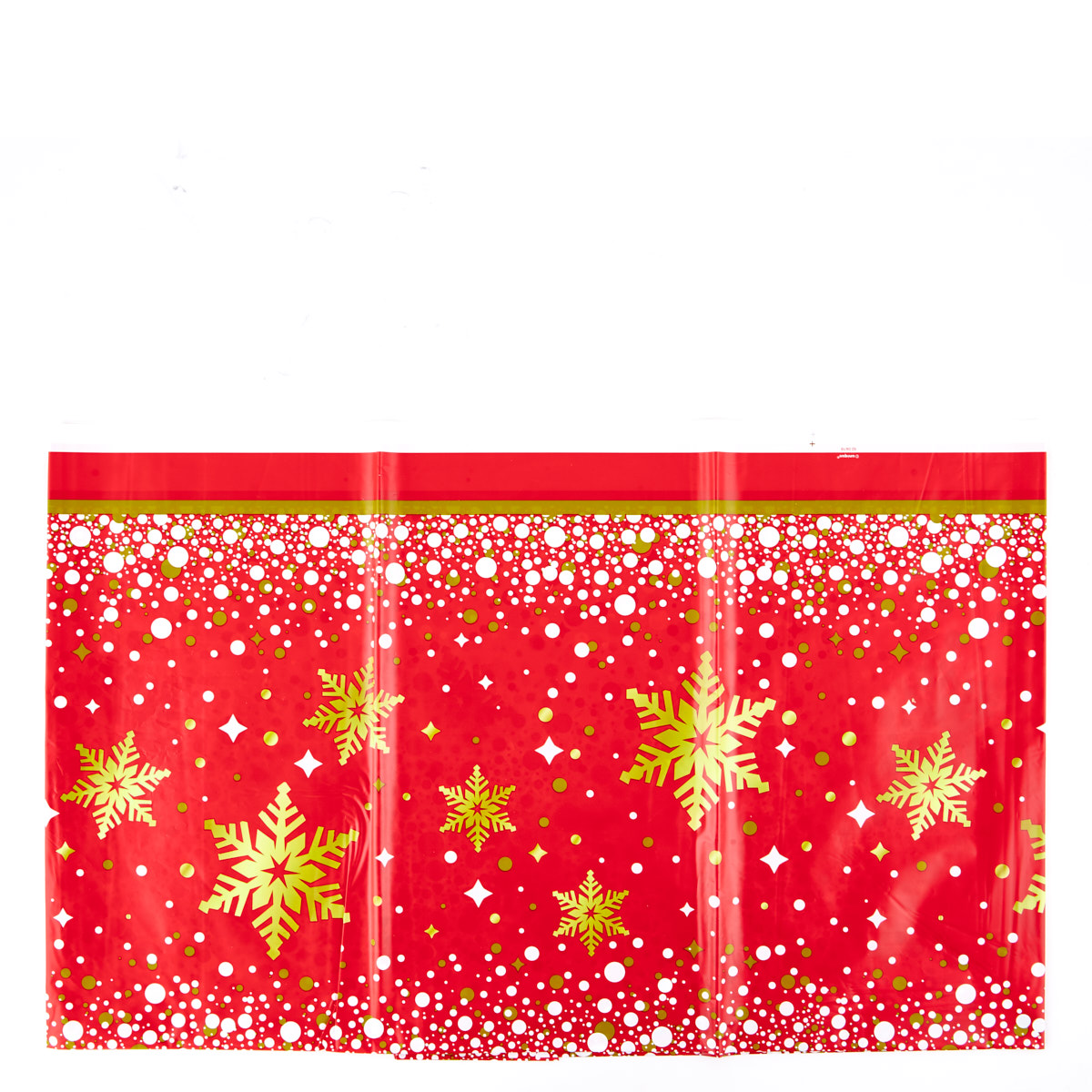 Red & Gold Christmas Party Tableware Bundle - 16 Guests