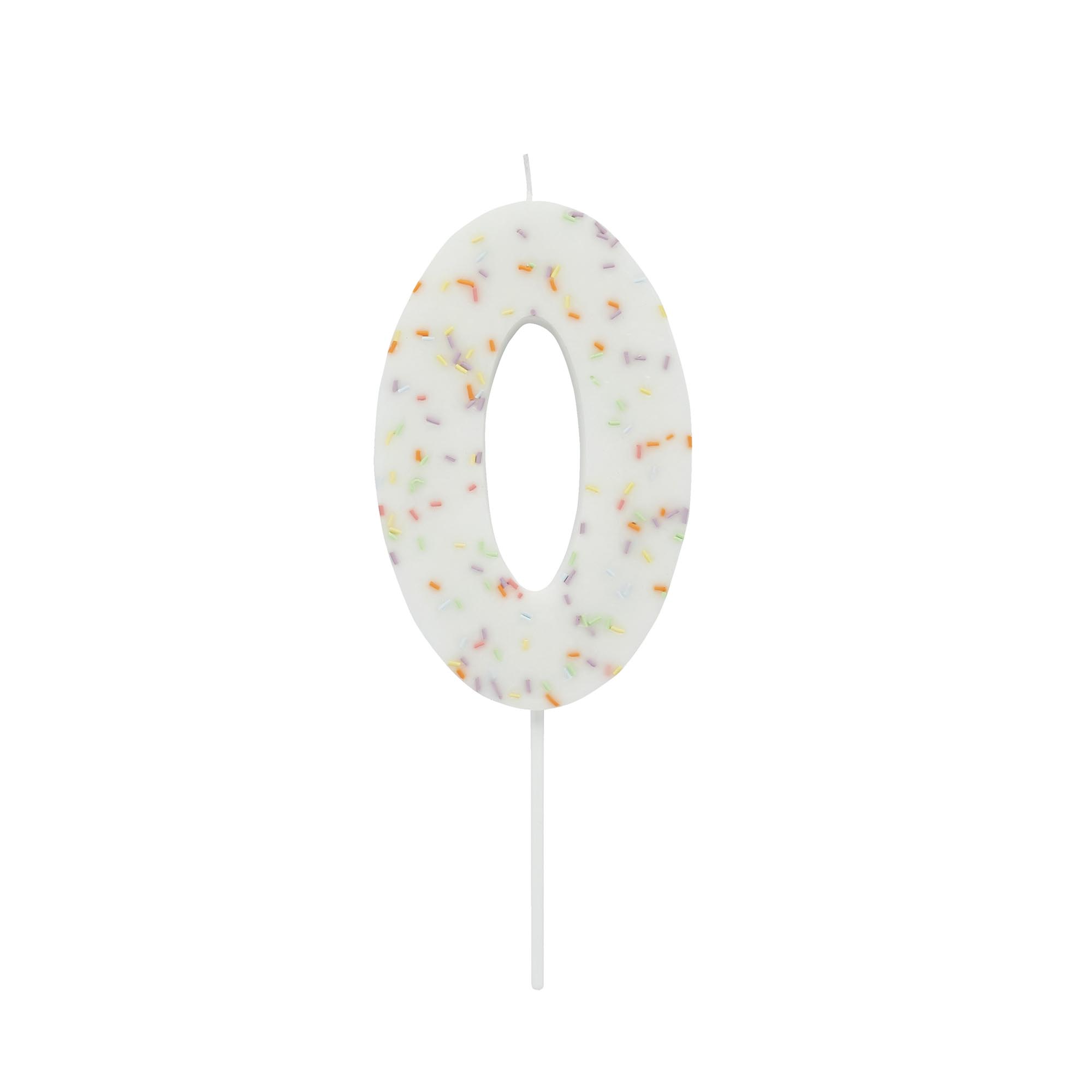 Giant Sprinkle Number Cake Candle (0-9)