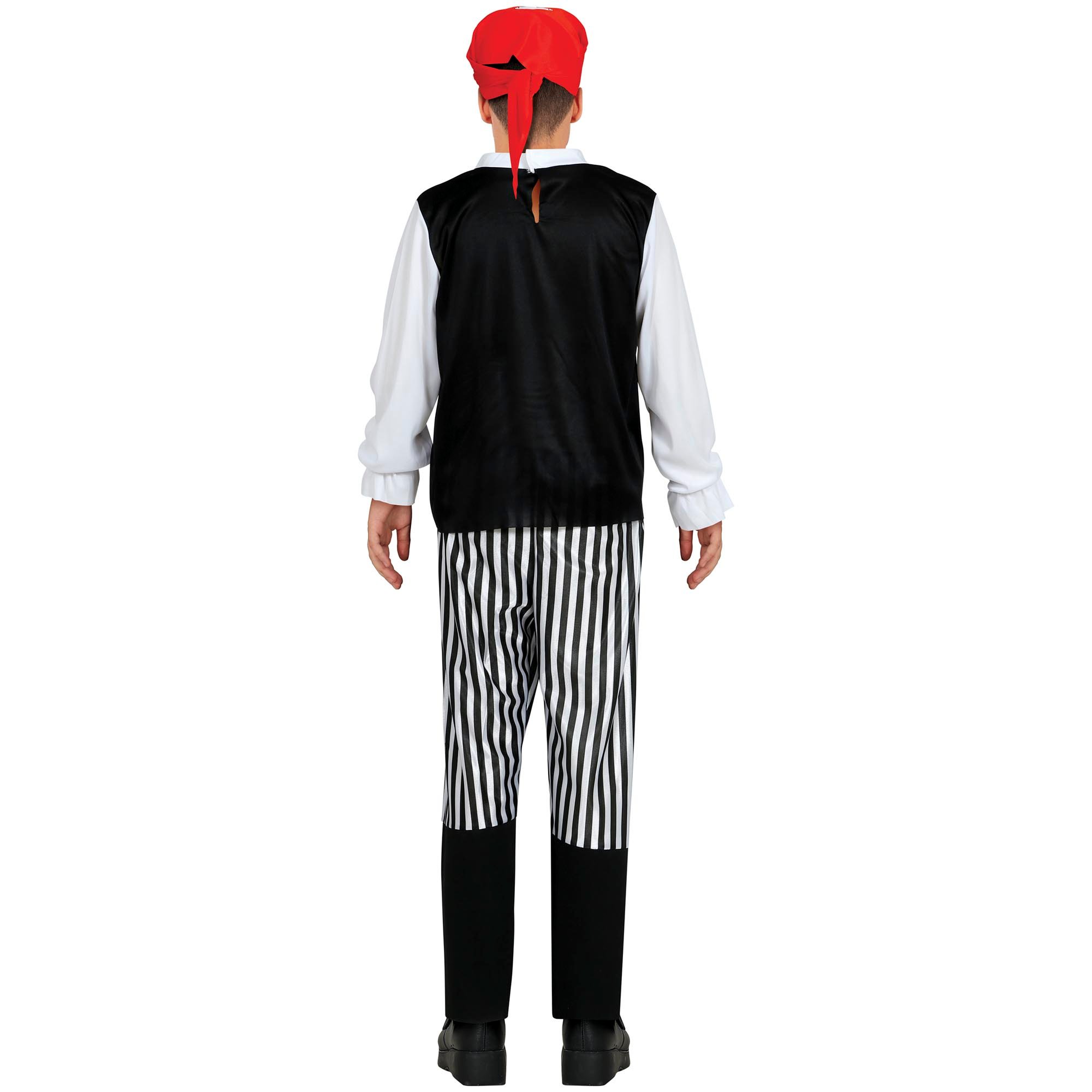 Striped Pirate Children's Fancy Dress Costume 
