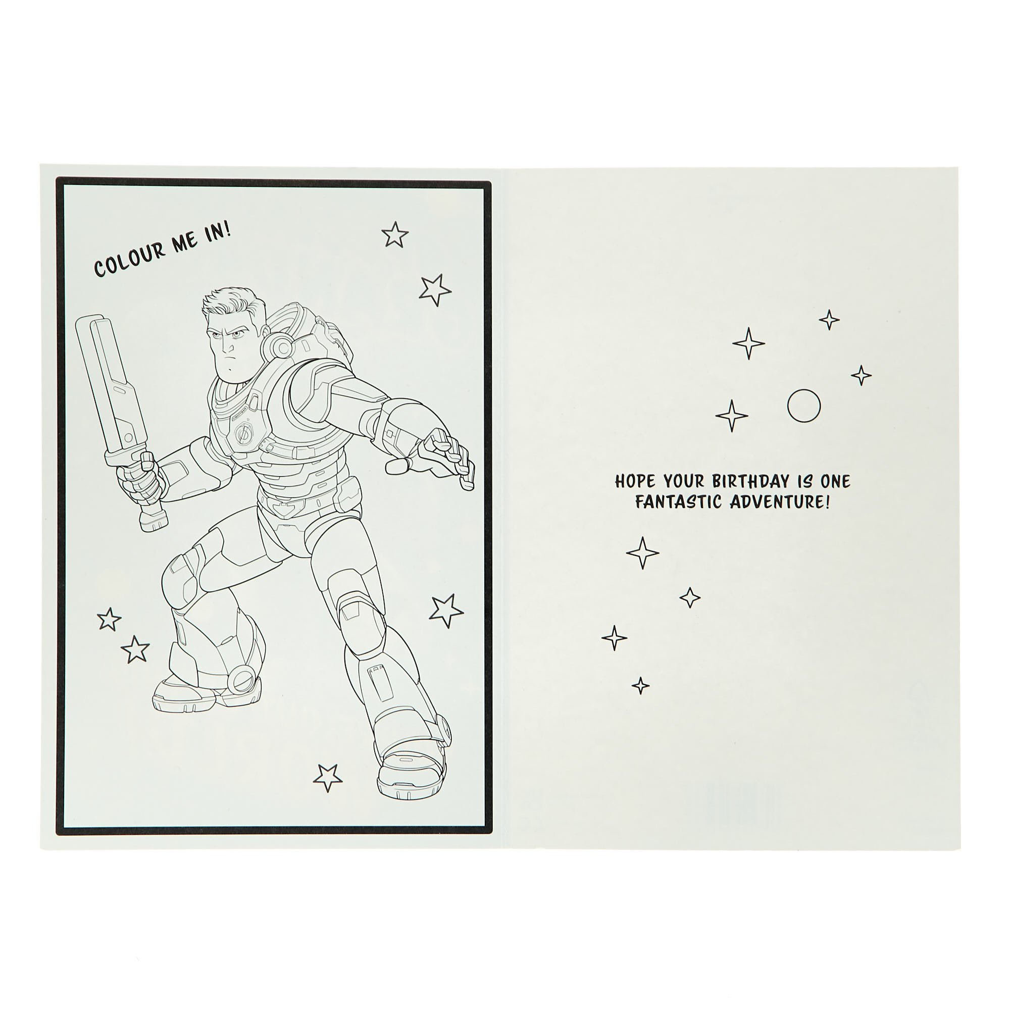 Grandson Out Of This World Buzz Lightyear Birthday Card
