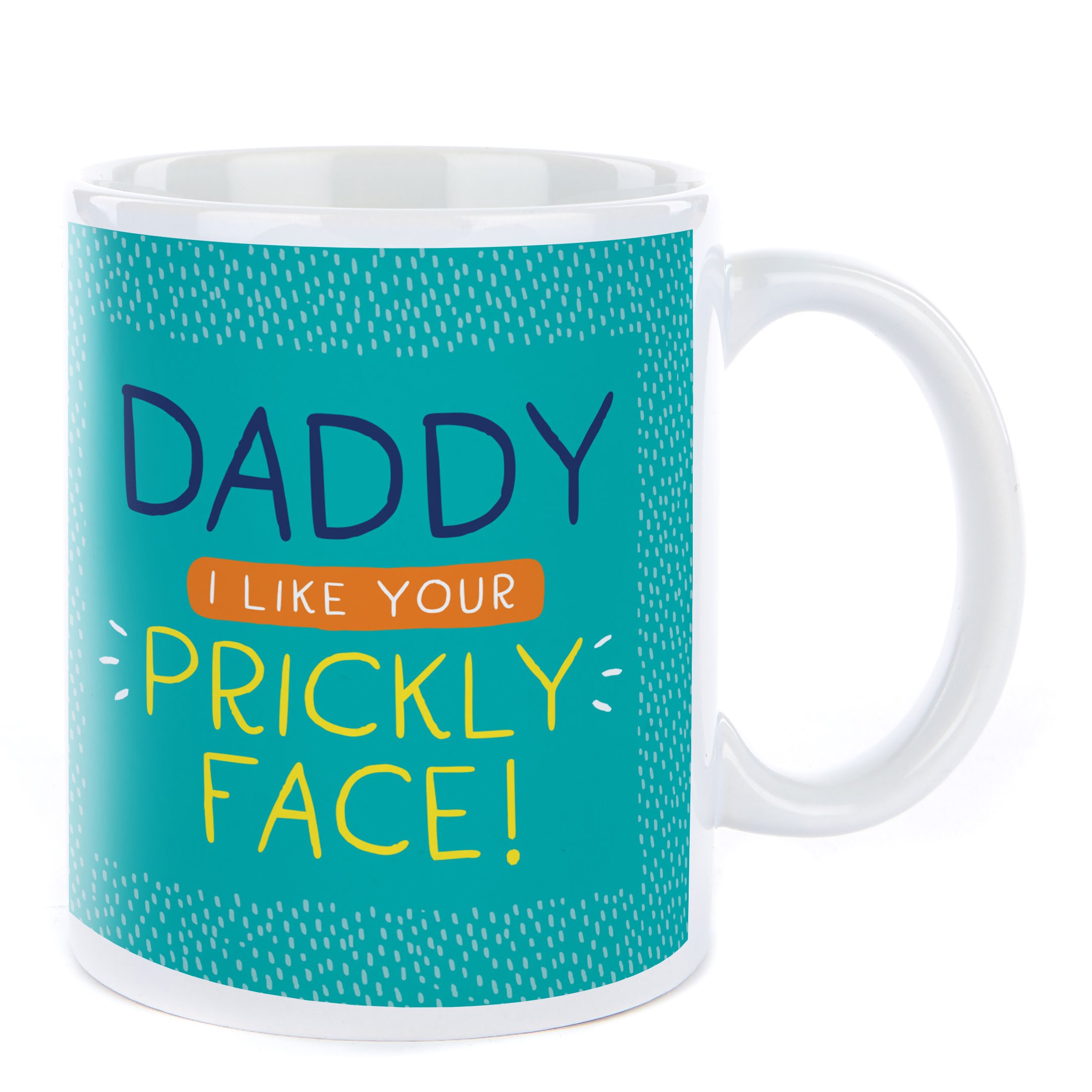 Photo Father's Day Mug - Daddy, Prickly Face