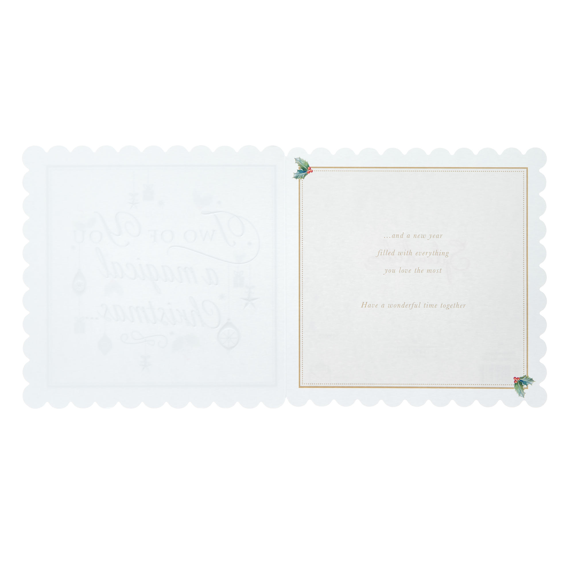 The Two Of You Magical Christmas Card