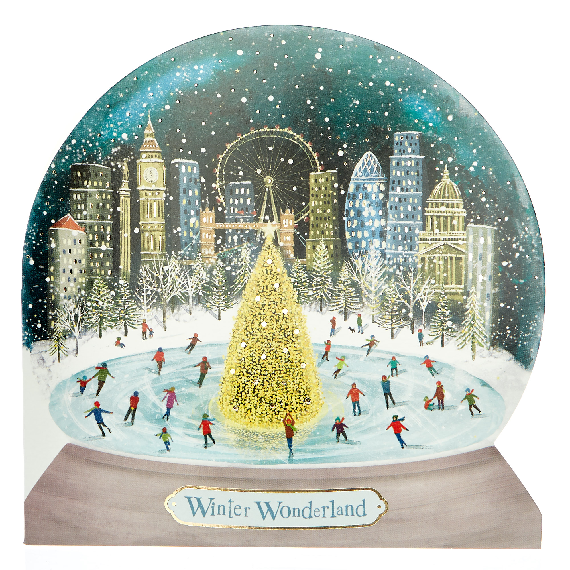 16 Snow Globe Charity Christmas Cards - 2 Designs 