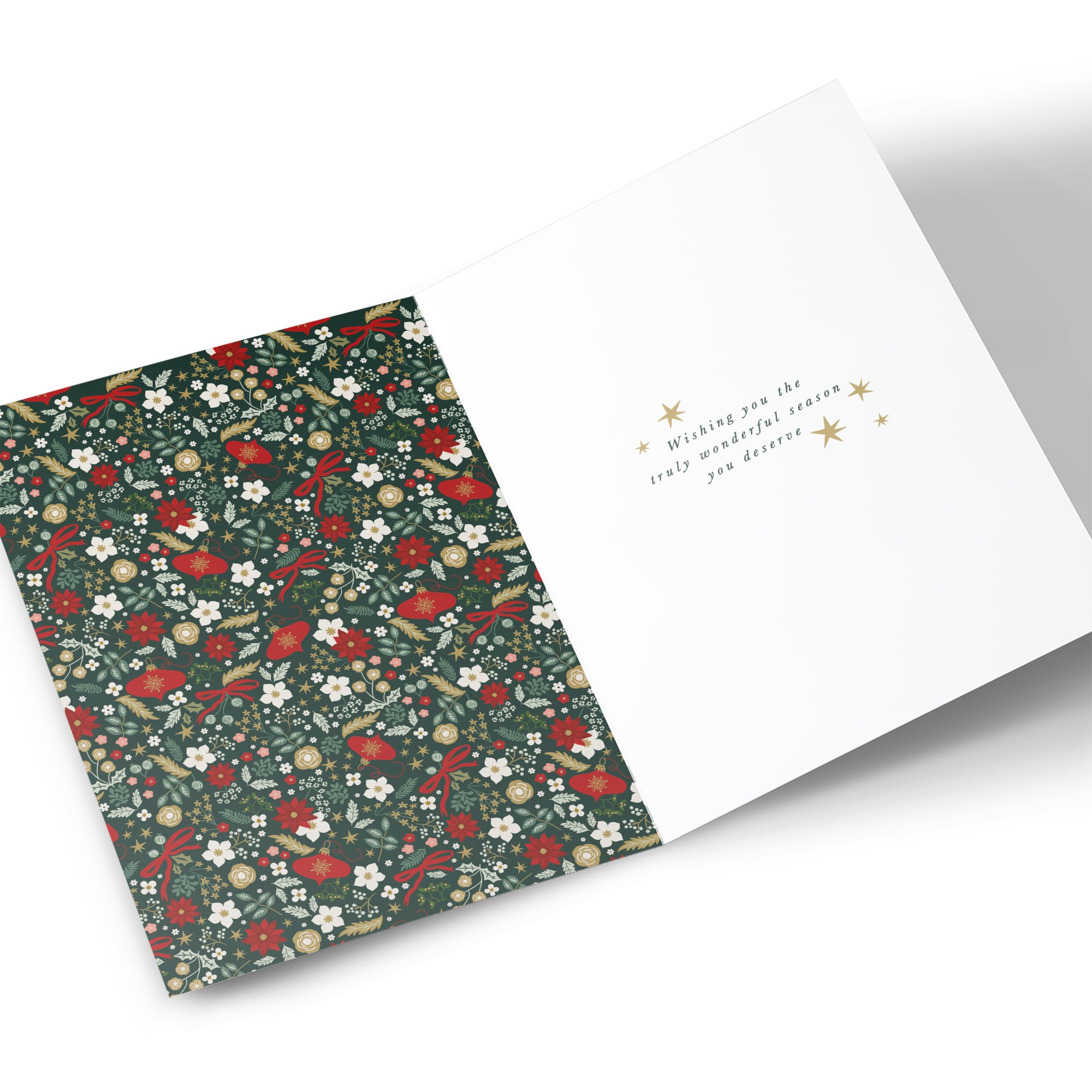 Christmas Card - Love At Christmas Stocking Bunting, Mum