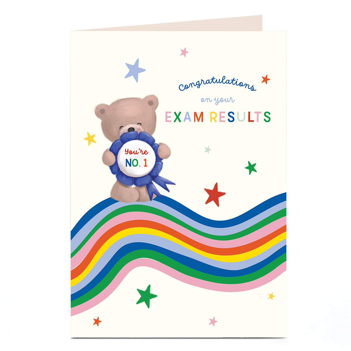 Hugs Congratulations Card - Rainbow Exam Results