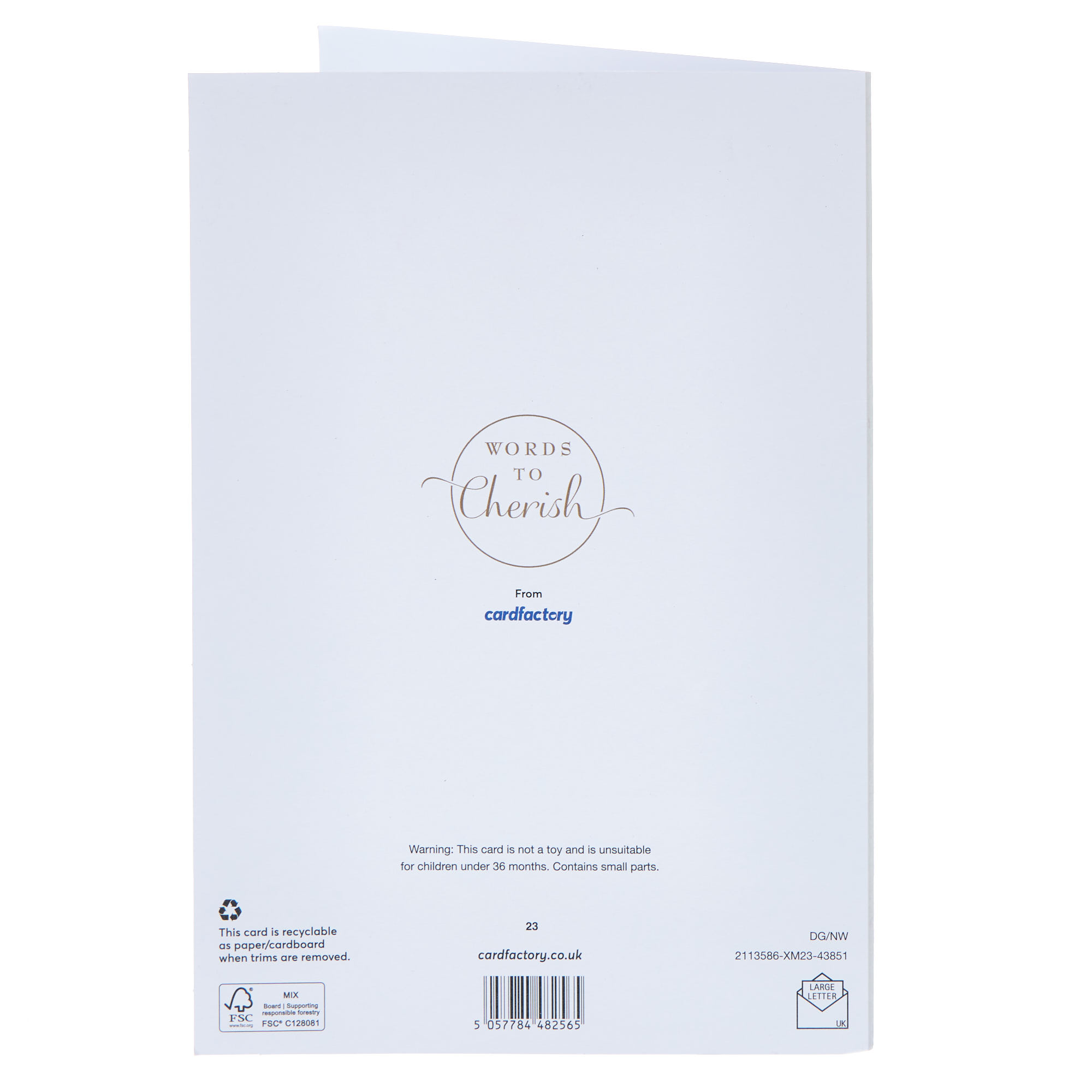 Mam Red Sleigh Christmas Card - Extra-Special Words Inside!