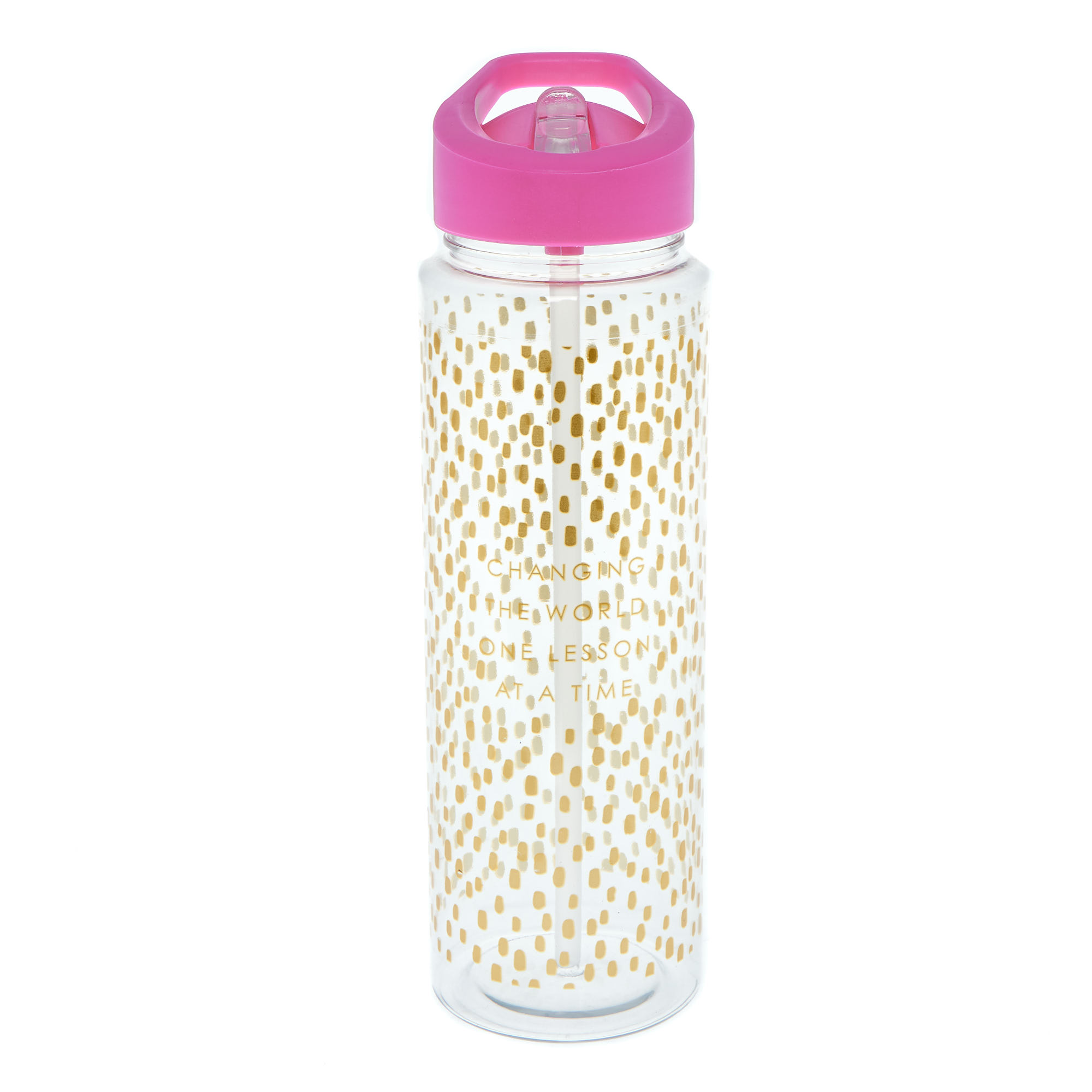 Changing The World One Lesson At A Time Water Bottle