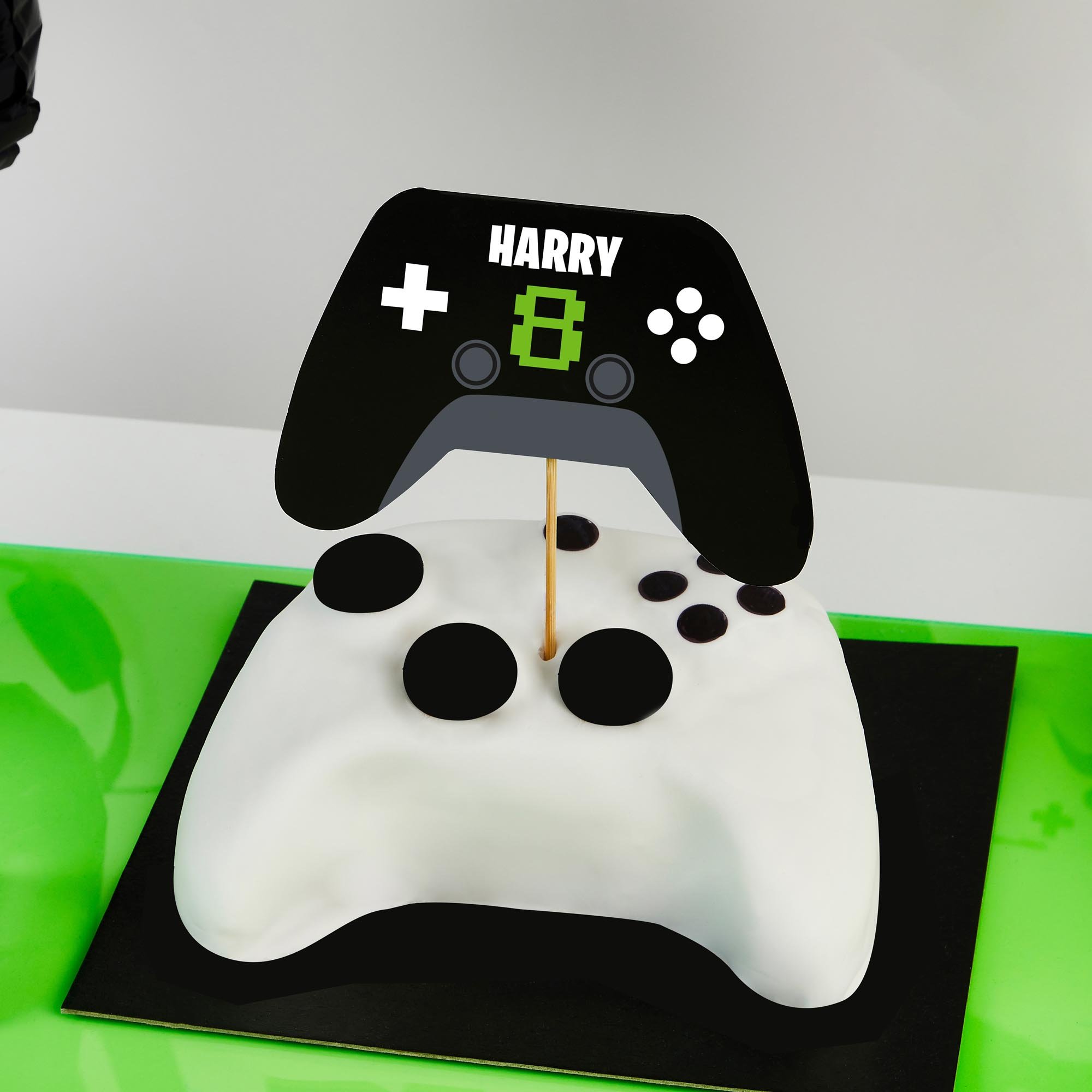 Game Controller Card Cake Topper