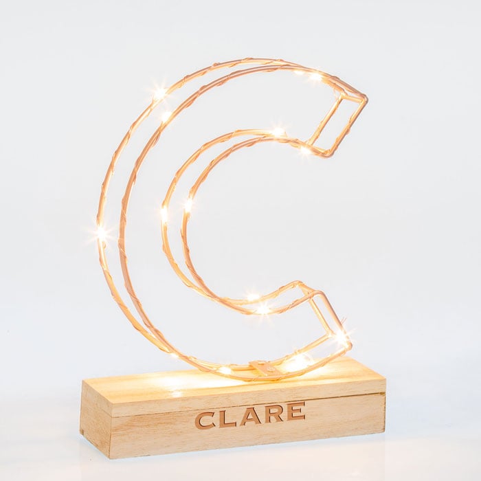 Personalised Lumi Letter Light