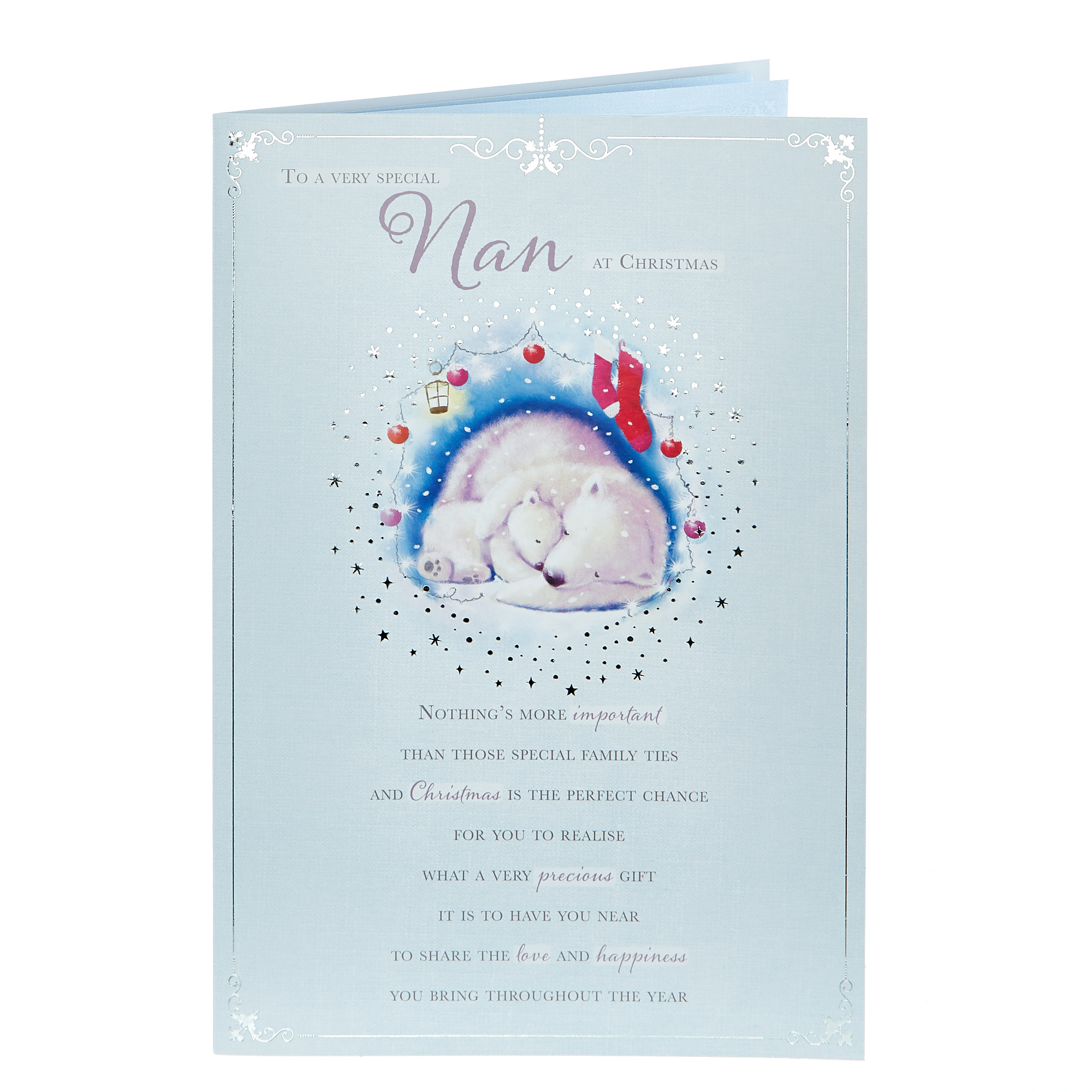 Christmas Cards - Very Special Nan Polar Bears