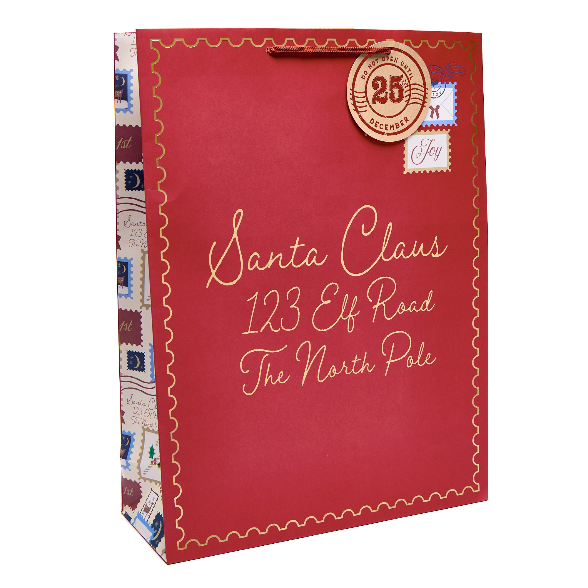 Letter To Santa Extra Large Portrait Gift Bag