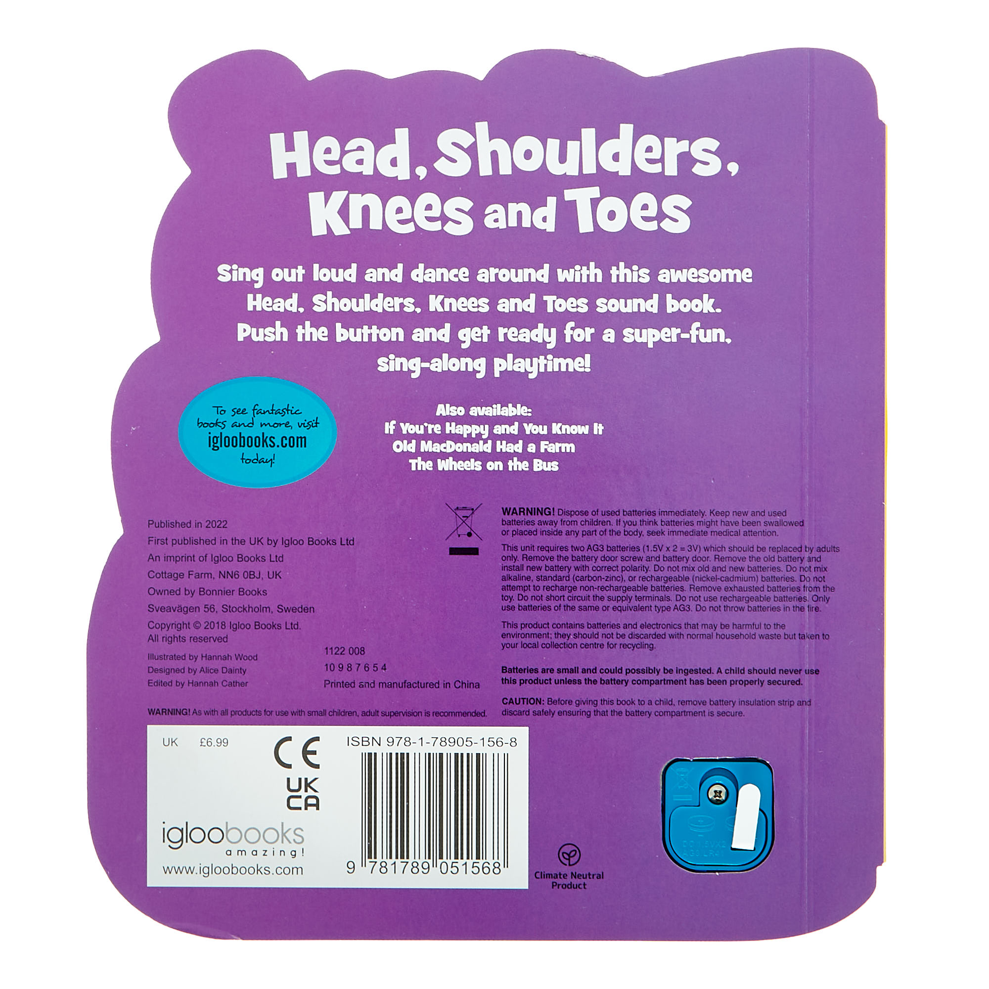 Head, Shoulders, Knees & Toes Sing Along Story Book