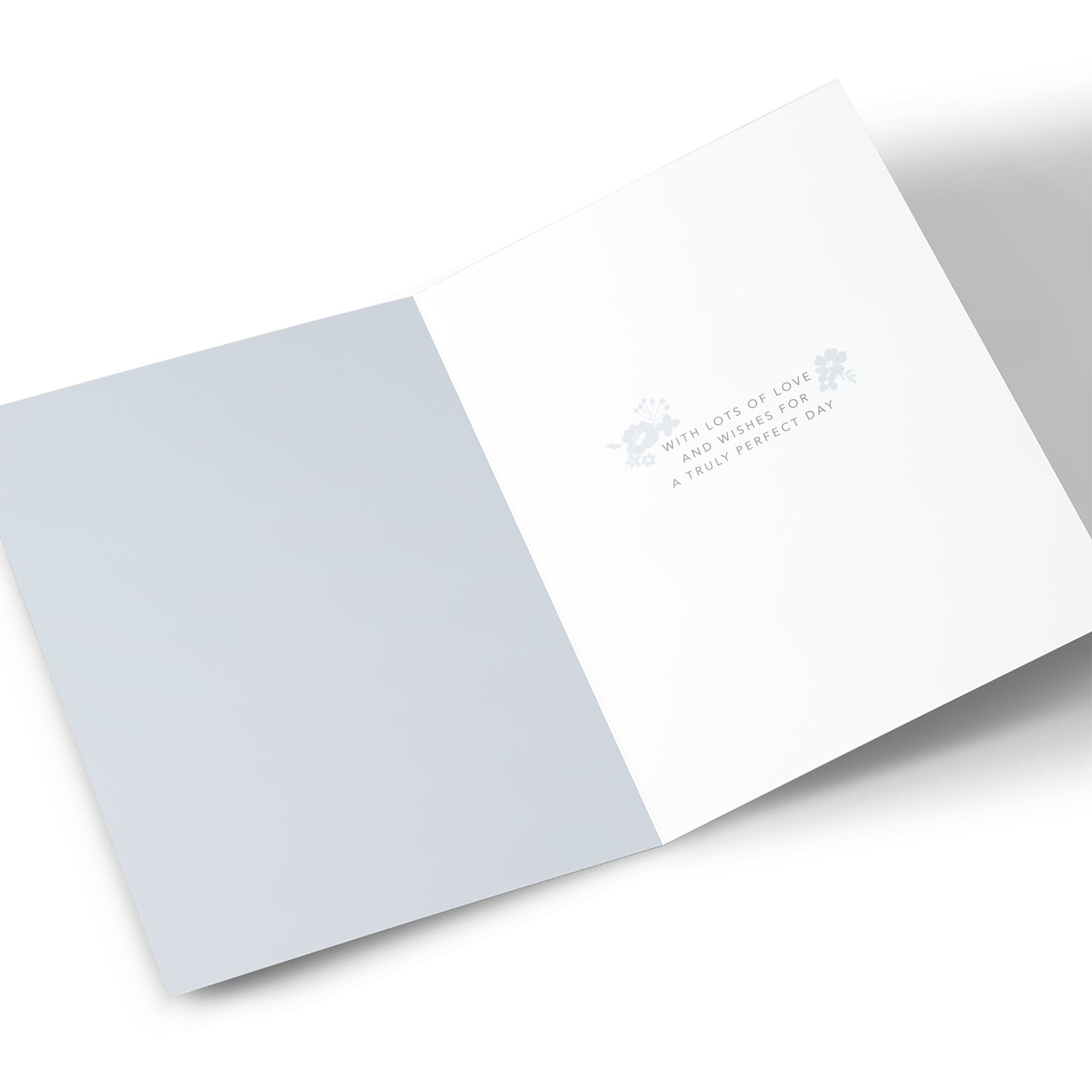 Birthday Card - Pastel Blue Floral, Mum From Your Son