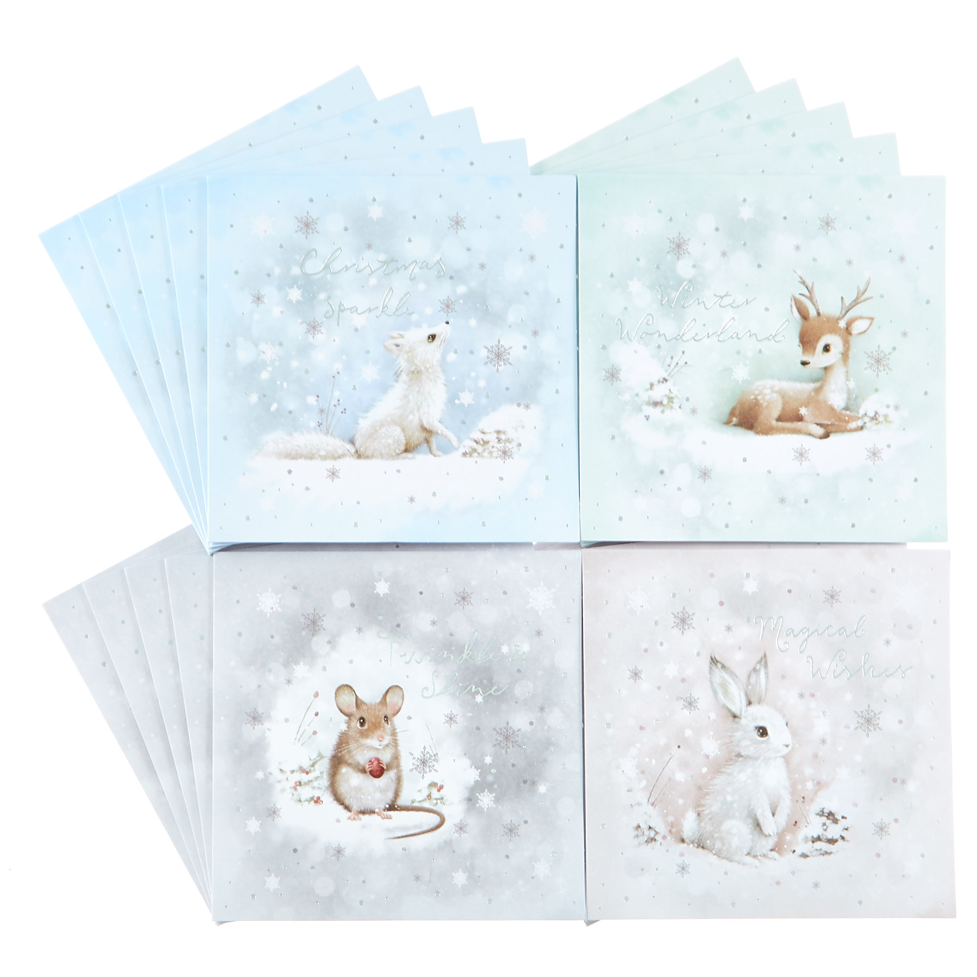 20 Charity Christmas Cards - Enchanted Forest (4 Designs)
