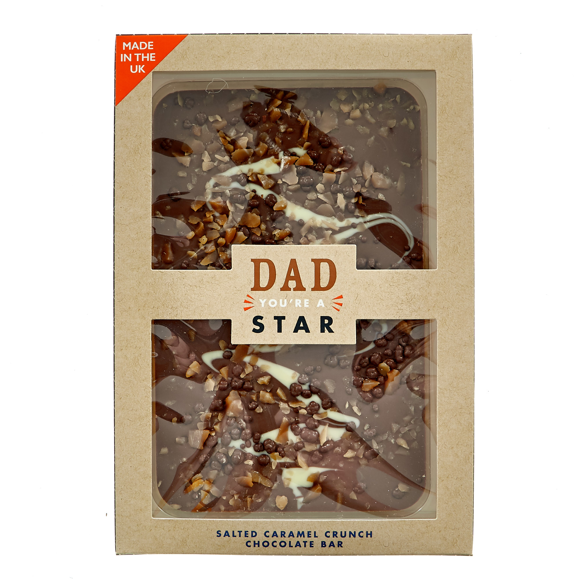 Star Dad Salted Caramel Crunch Chocolate Bar