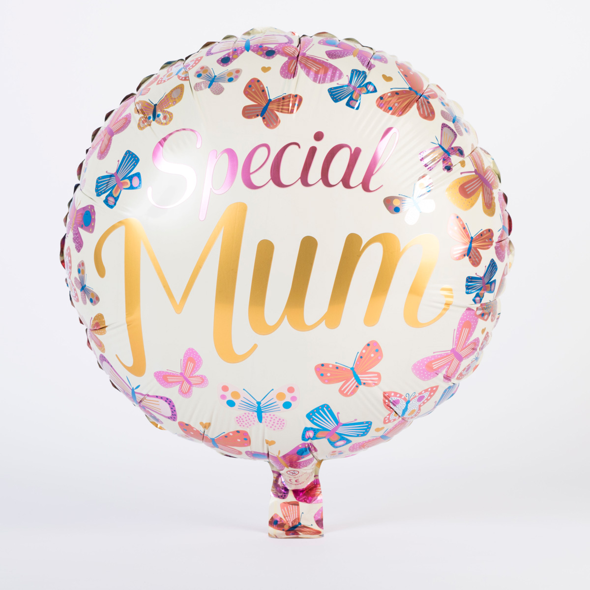 Special Mum Butterfly Foil Helium Balloon