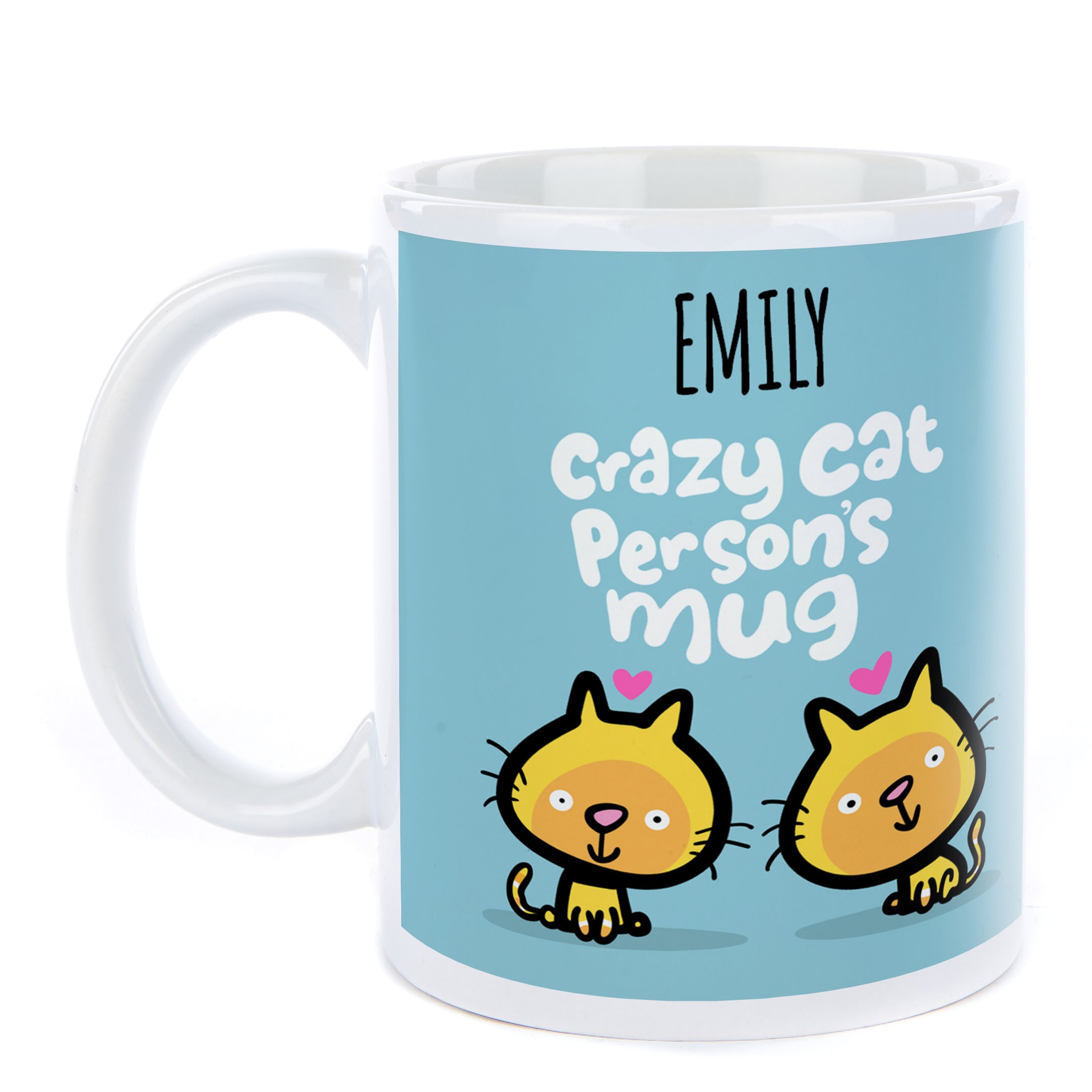 Personalised Fruitloops Mug - Crazy Cat Person