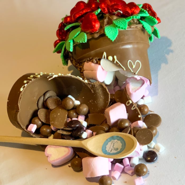Personalised Smash Flower Pot