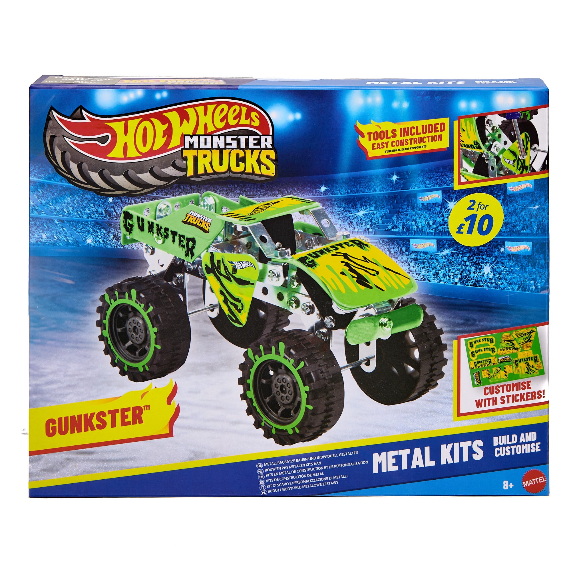 Hot Wheels Monster Truck Metal Kit (Lucky Dip)